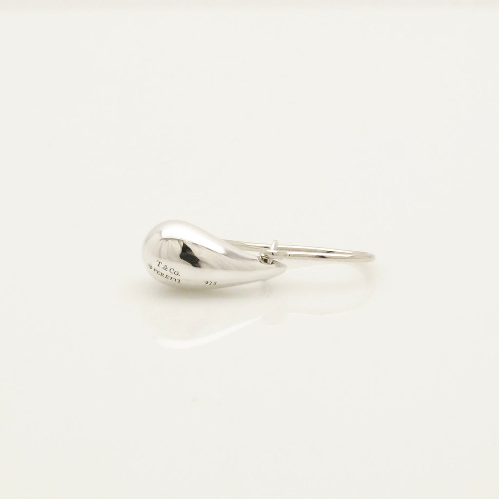 Tiffany & Co.SINGLE Peretti Teardrop Dangle Earrings Sterling Silver 925
