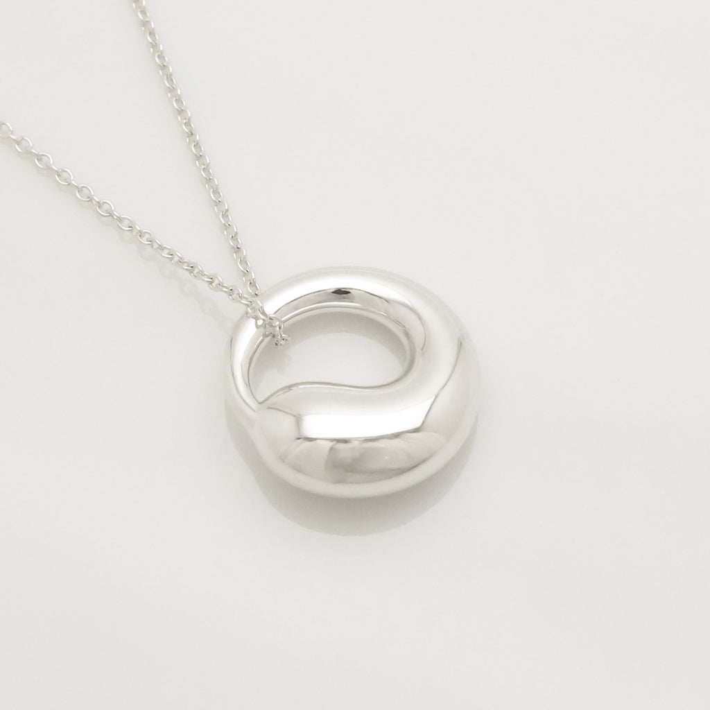 Tiffany & Co. Elsa Peretti Sterling Silver Eternal Circle Necklace