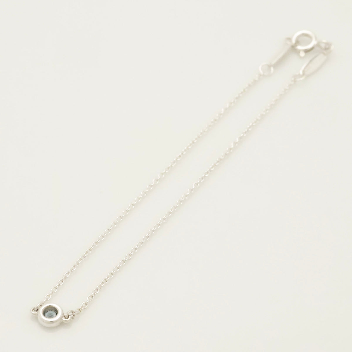 TIFFANY&Co. カラー バイザヤード アクアマリン サファイア エルサペレッティ ブレスレット AG925