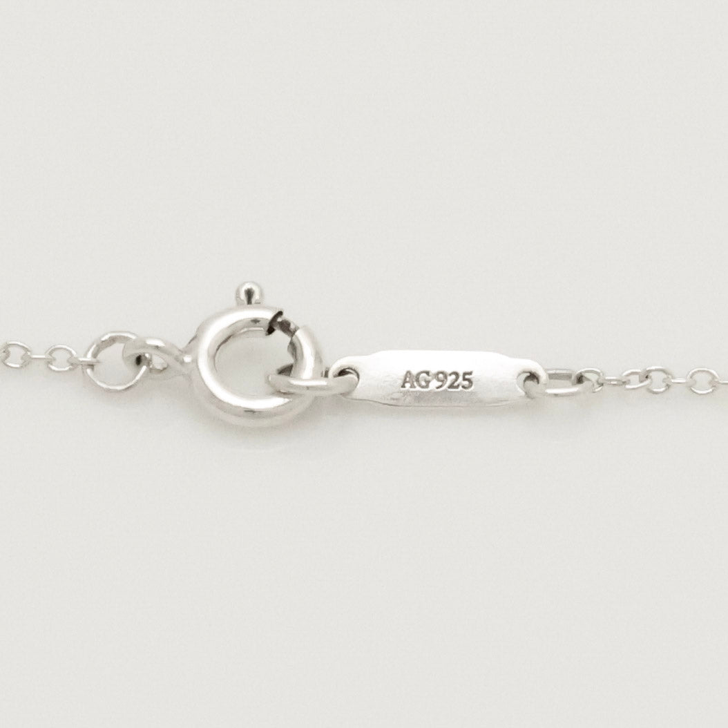 TIFFANY&Co. リターントゥ ティファニー スモール ダブル ハート タグ ブルー エナメル ネックレス AG925