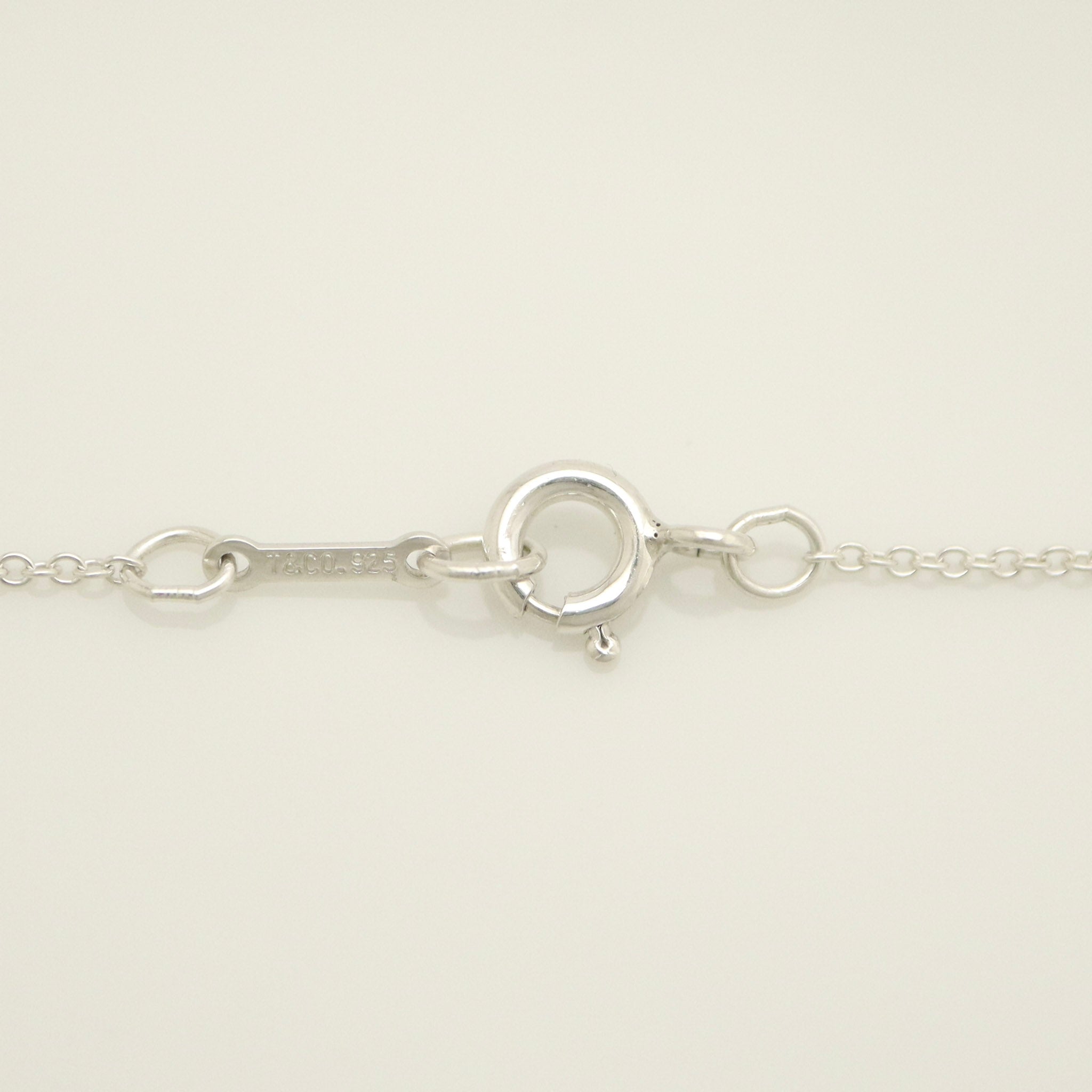  Tiffany & Co.. Infinity Cross Necklace Pendant Silver 925 