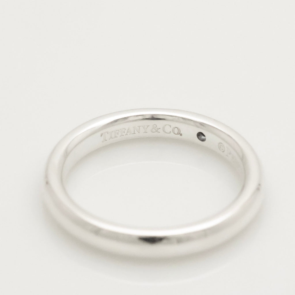 Tiffany & Co. Sapphire Stacking Band Ring Size 4.25-4.5 Sterling Silver 925