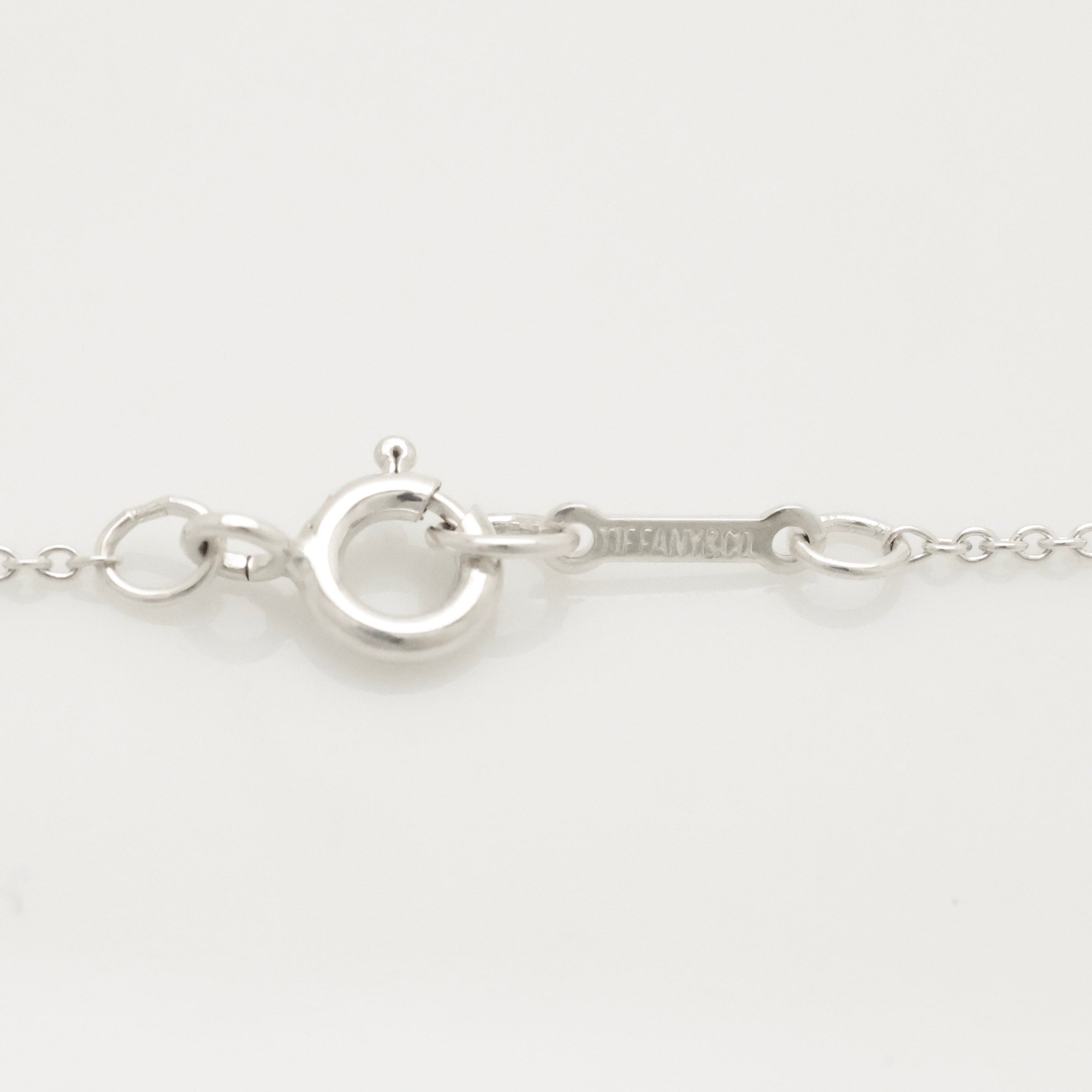  Tiffany & Co. Peretti Large  Bean Necklace  Sterling Silver 925 