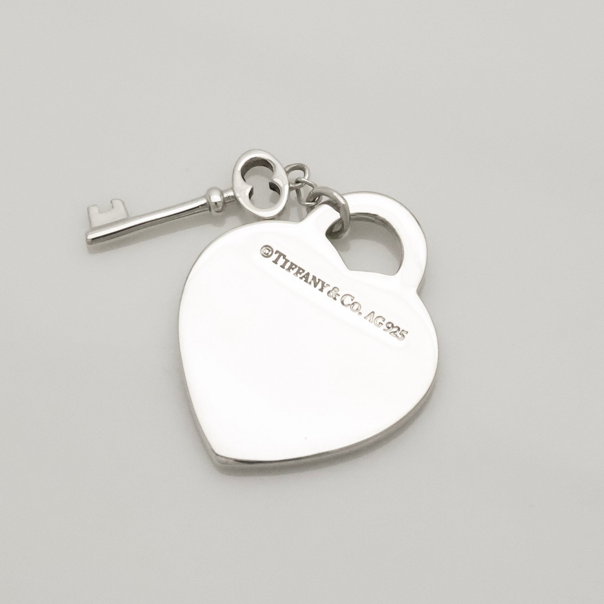 TIFFANY&Co. リターン トゥ ティファニー ハート タグ キー ペンダント チャーム AG925