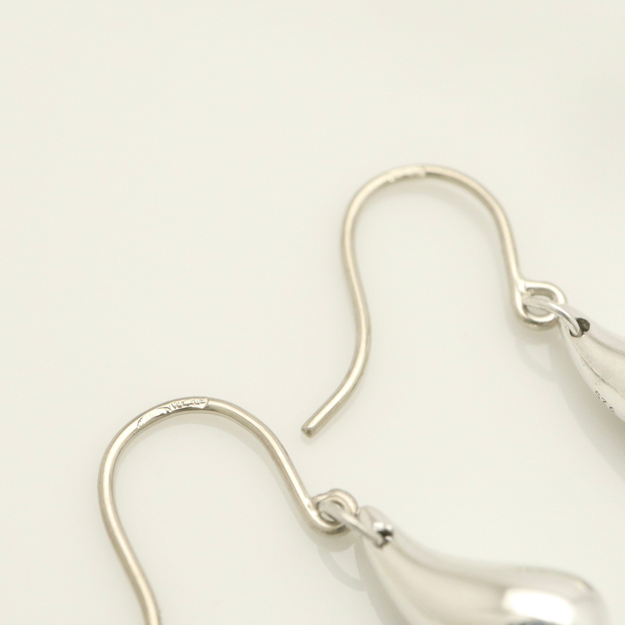 Tiffany & Co. Peretti Teardrop Dangle Earrings Sterling Silver 925