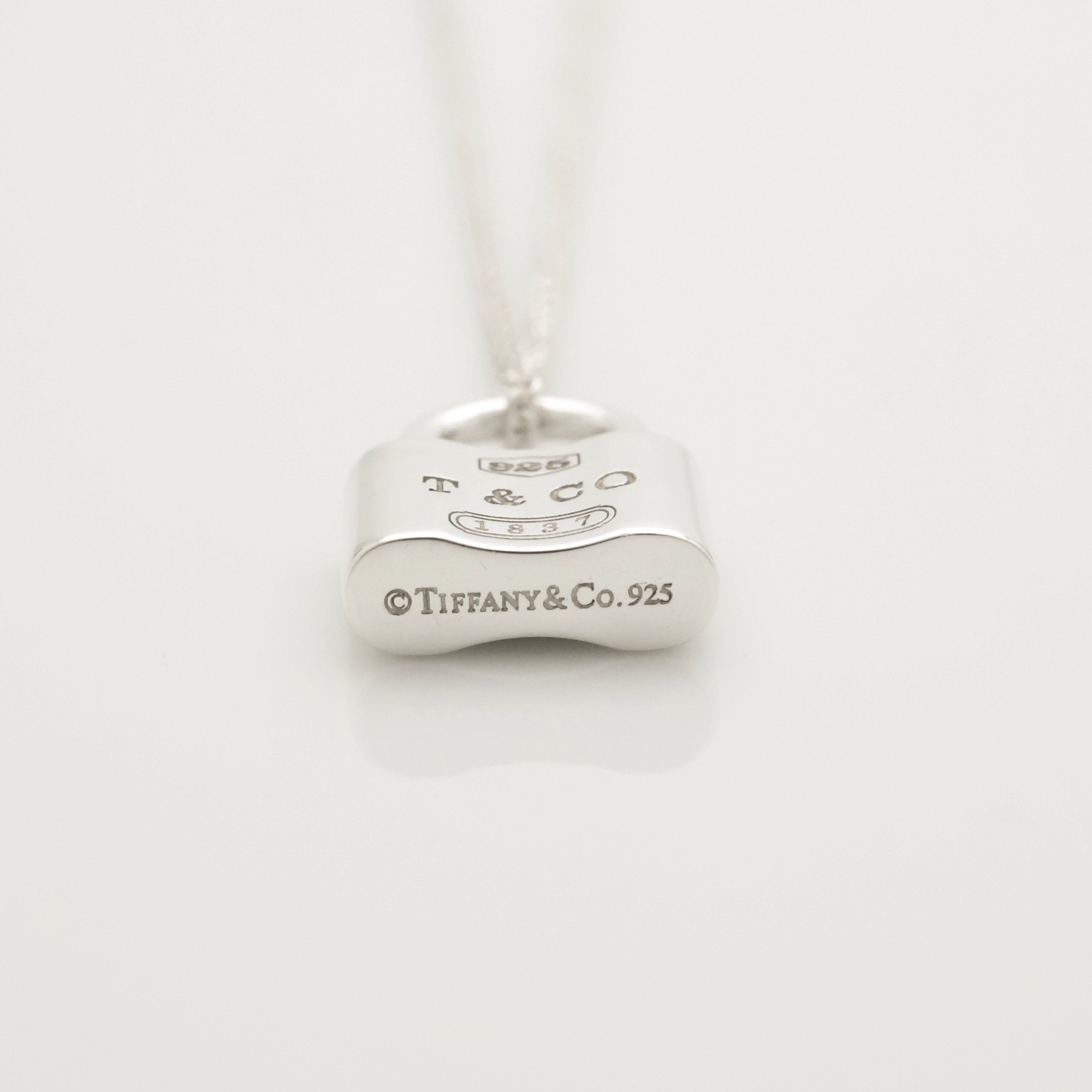 TIFFANY&Co. 1837 カデナ ロック チャーム ネックレス AG925
