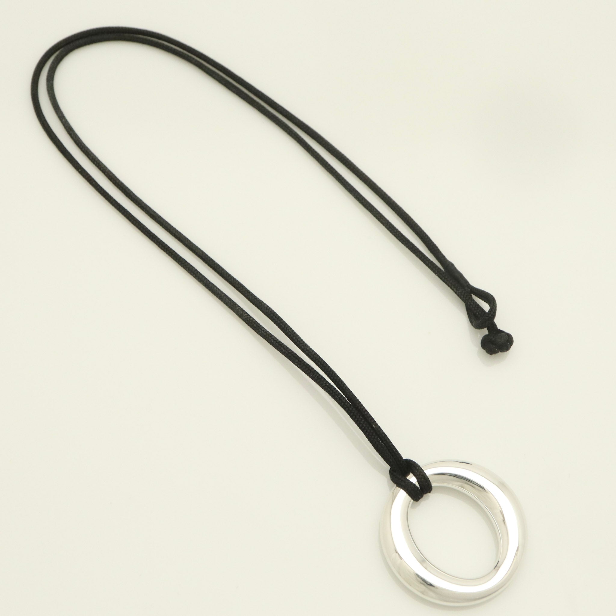 TIFFANY&Co. セビアナ シルク コード エルサペレッティ ネックレス AG925