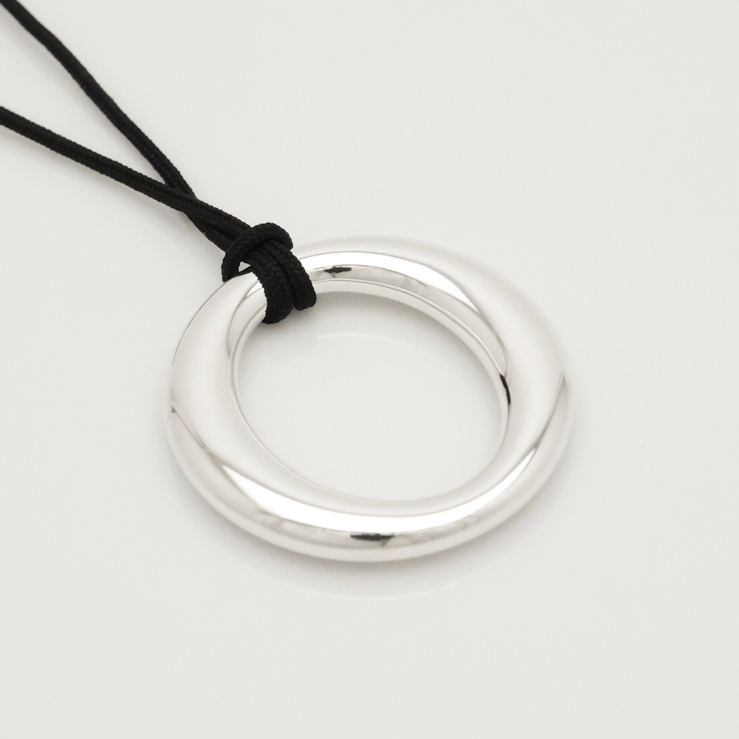 TIFFANY&Co. セビアナ シルク コード エルサペレッティ ネックレス AG925