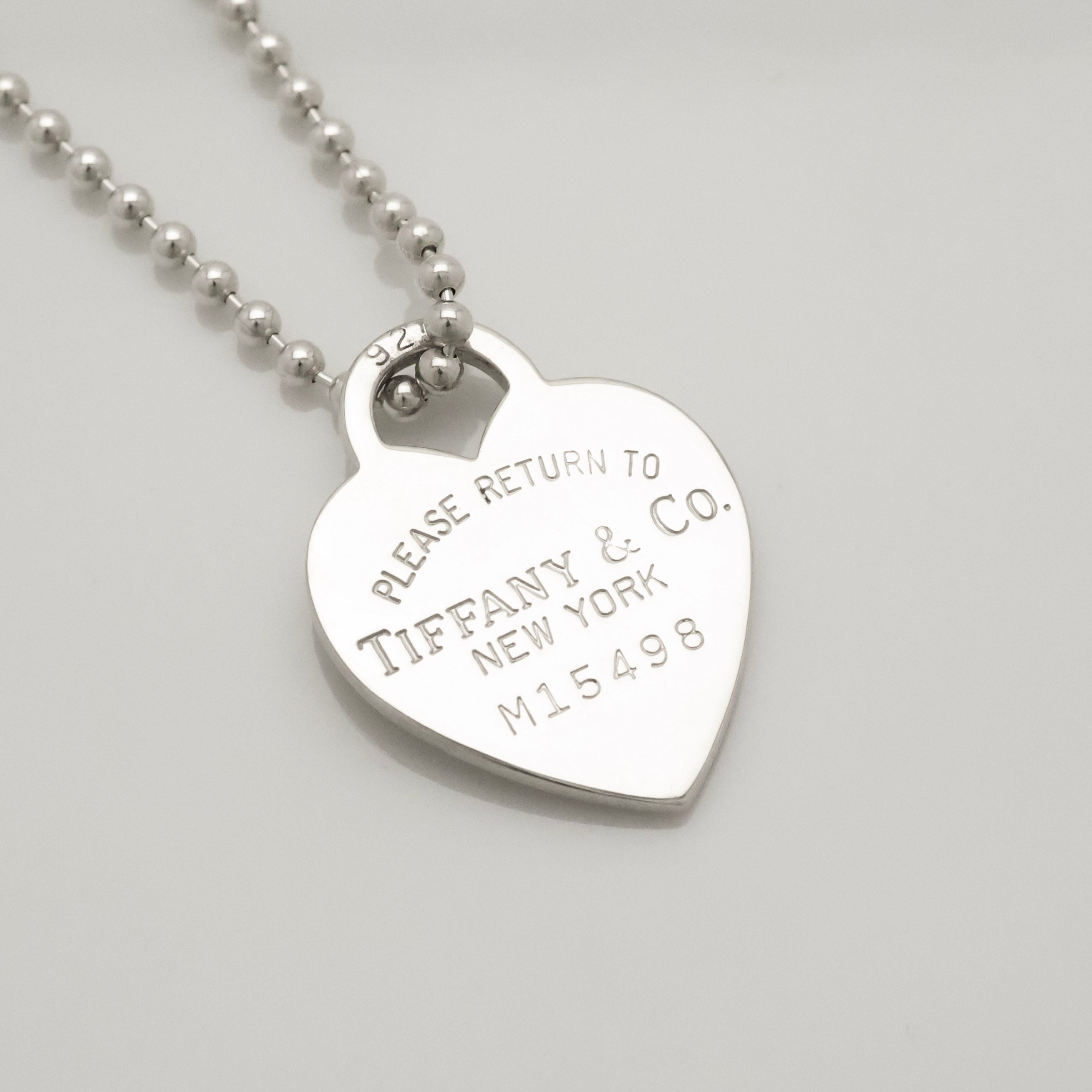 TIFFANY&Co. リターントゥ ティファニー ハート タグ ネックレス AG925
