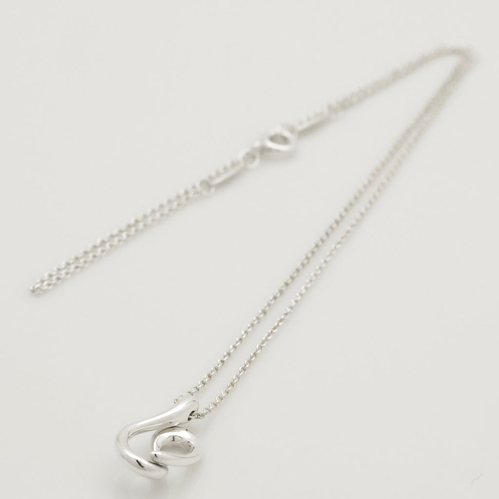 Tiffany & Co. Puff Heart Pendant Necklace Sterling Silver 925