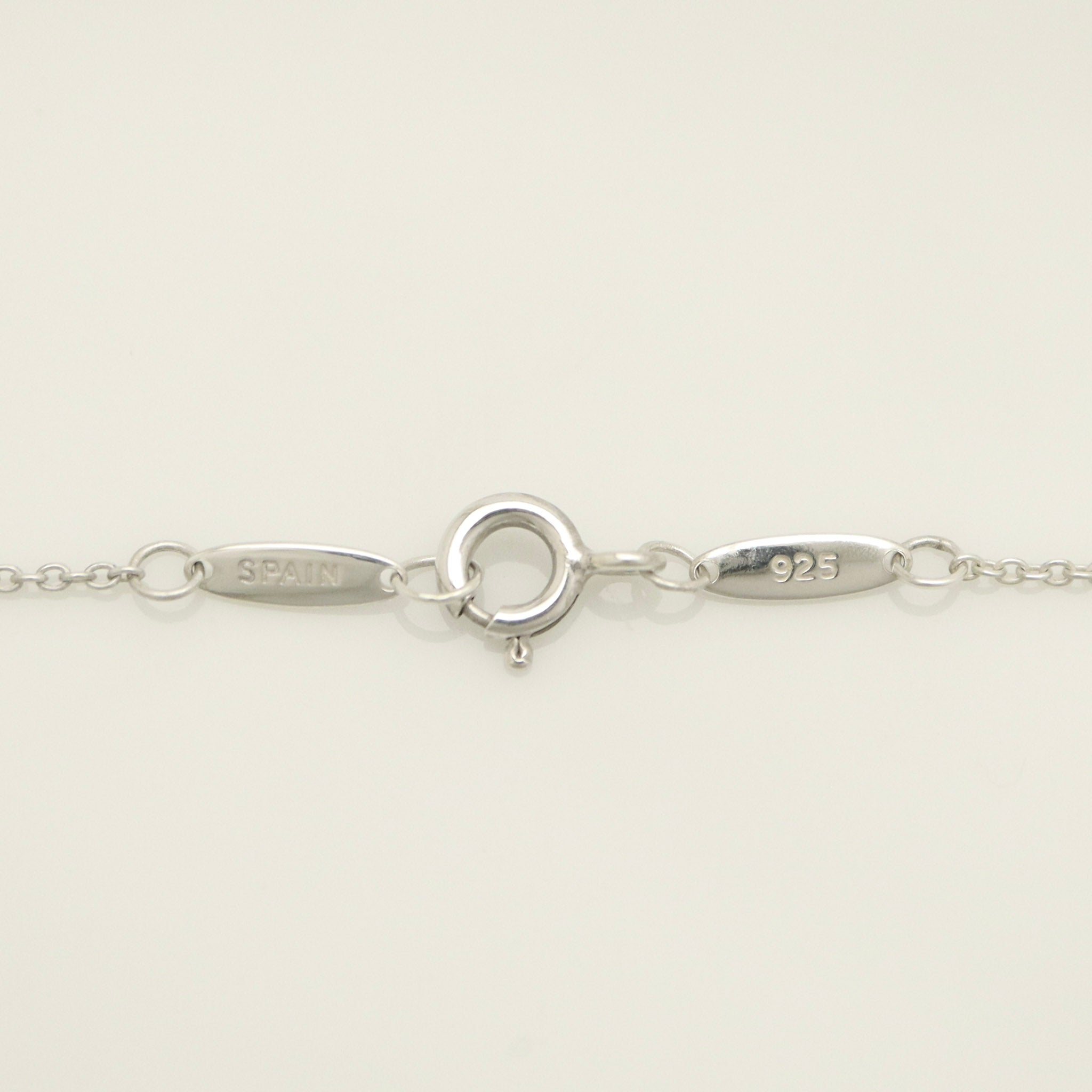 Tiffany & Co. Open Heart 16mm Pendant Necklace  Sterling Silver 925