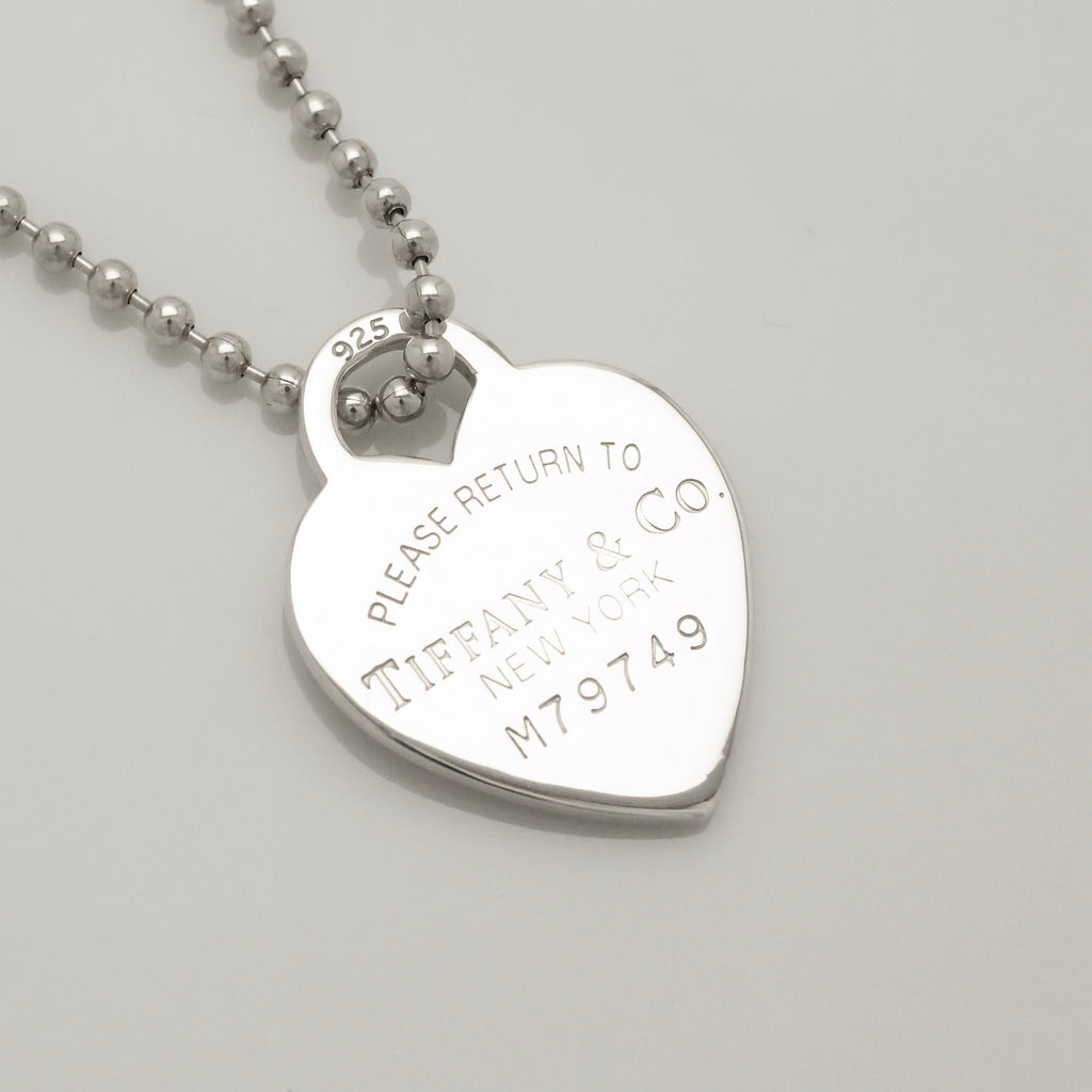 TIFFANY&Co. リターントゥ ティファニー ハート タグ ボール チェーン ネックレス AG925