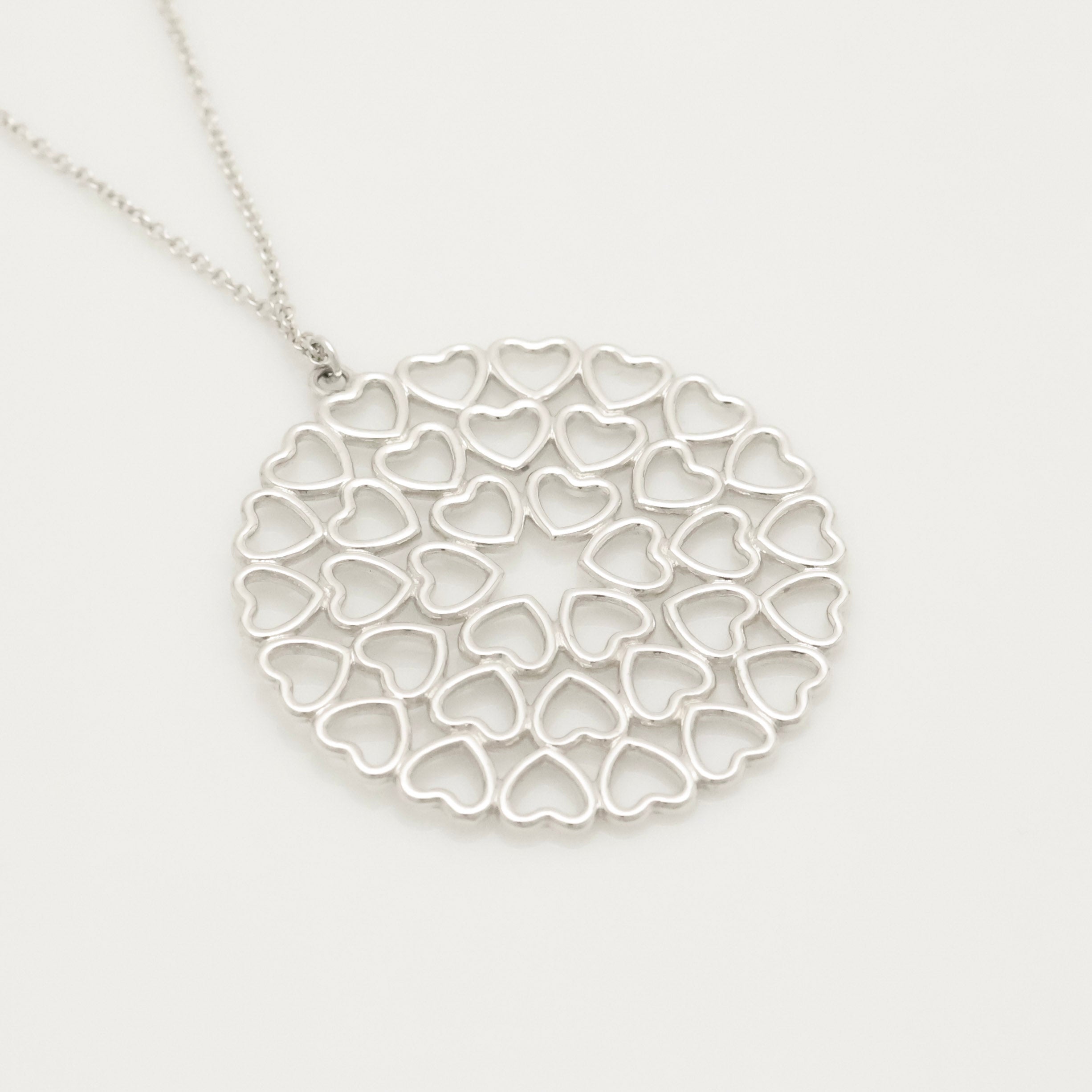 TIFFANY&Co. パロマピカソ クラウン オブ ハート メダリオン ネックレス AG925