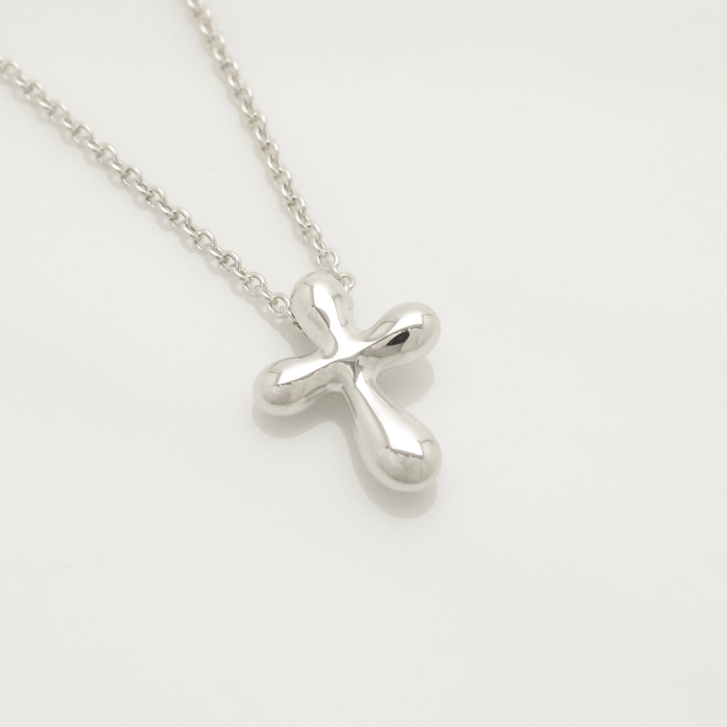 TIFFANY&Co. ミニ クロス エルサペレッティ ネックレス AG925