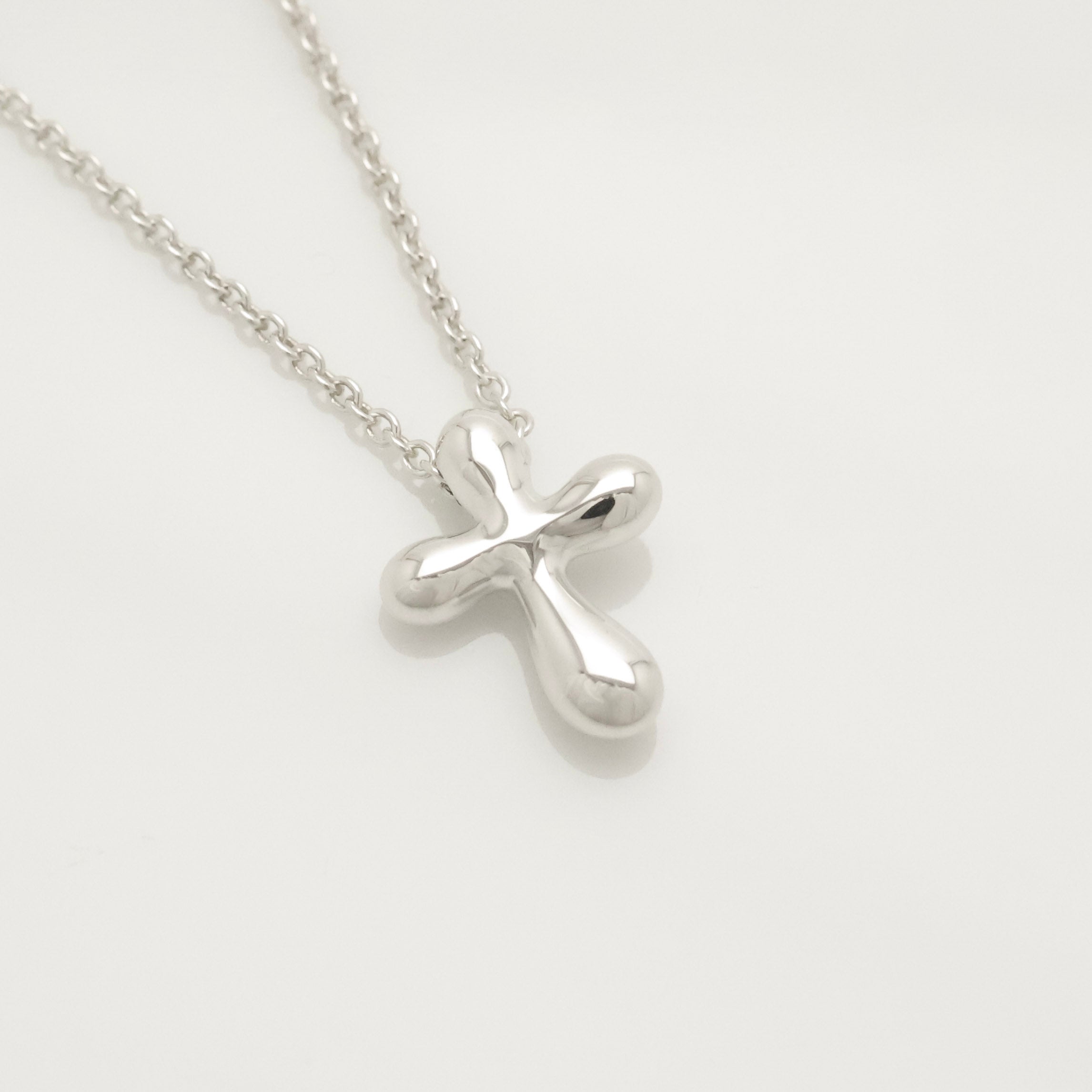 TIFFANY&Co. ミニ クロス エルサペレッティ ネックレス AG925