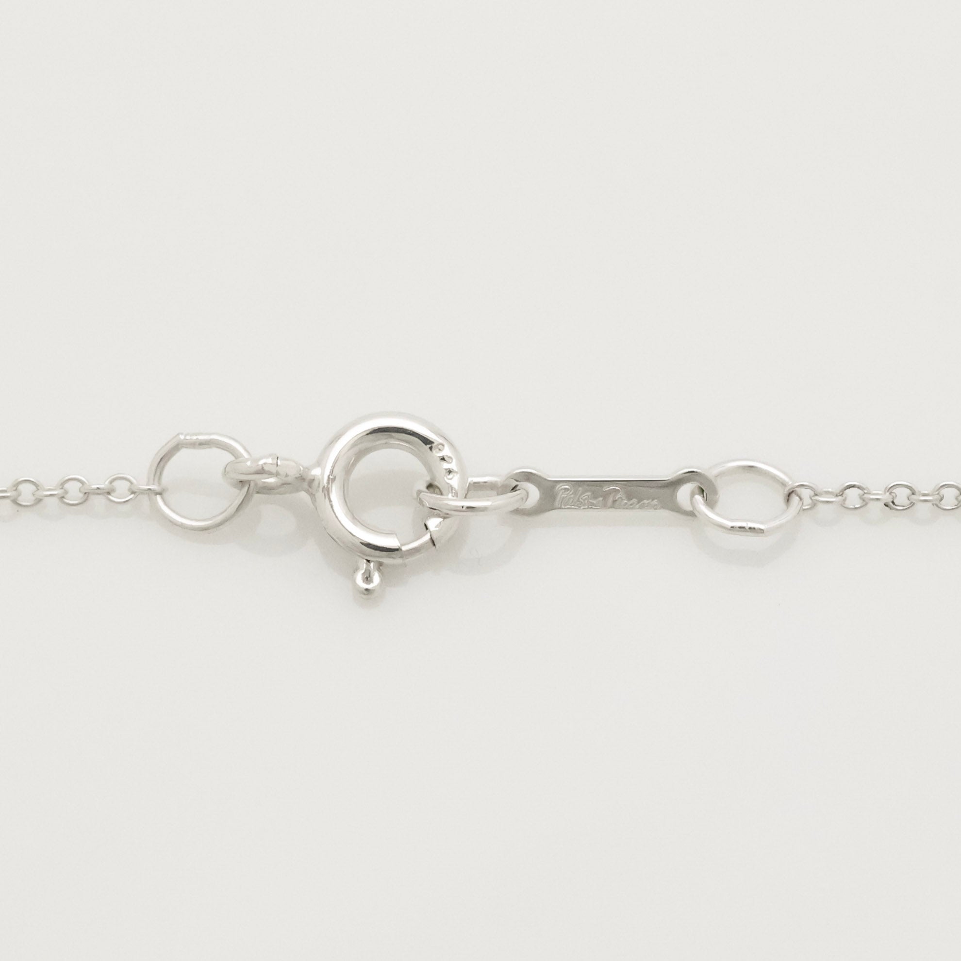 Tiffany & Co. Loving Heart Diamond Pendant Necklace Sterling Silver 925