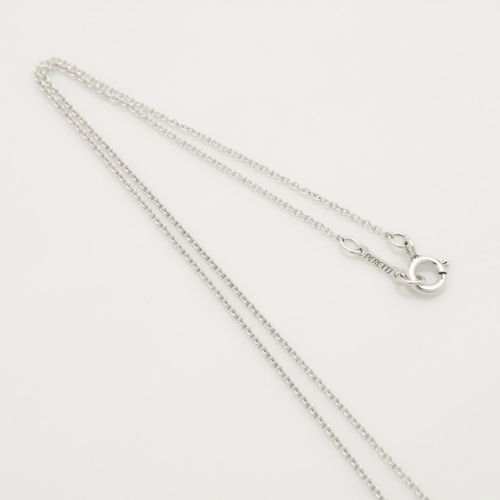  Tiffany & Co. Peretti Mini  Bean Necklace  Sterling Silver 925 