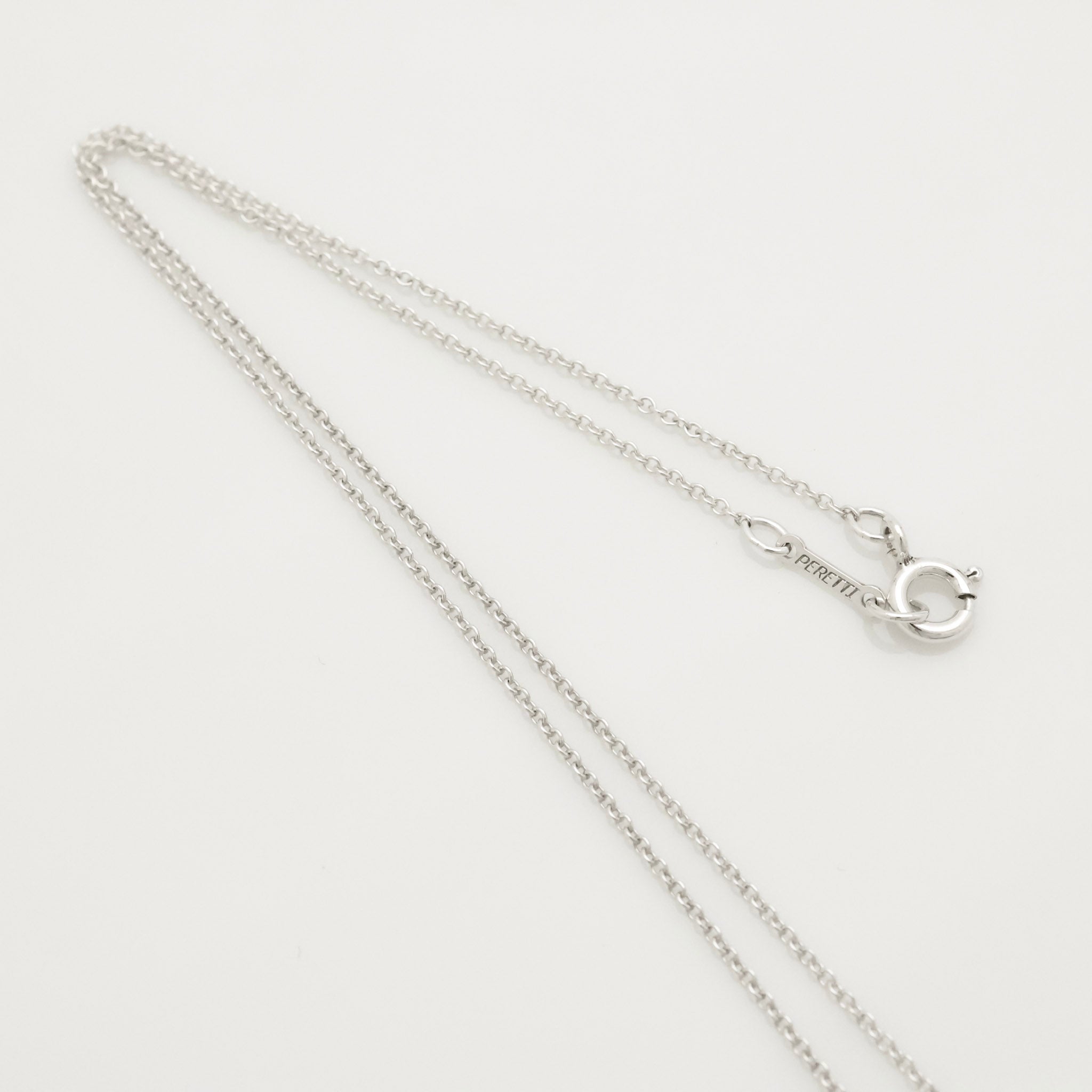  Tiffany & Co. Peretti Mini  Bean Necklace  Sterling Silver 925 