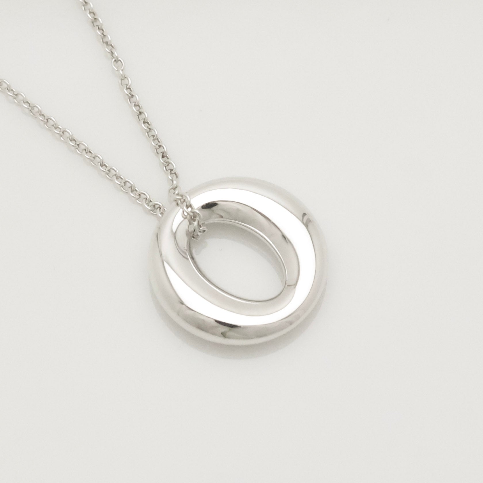 Tiffany & Co. Peretti Small Sevillana Necklace Sterling Silver 925