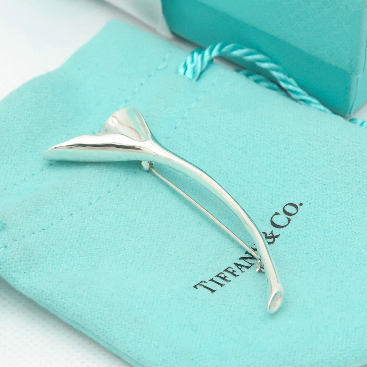 TIFFANY&Co. イチョウ ピン ブローチ AG925