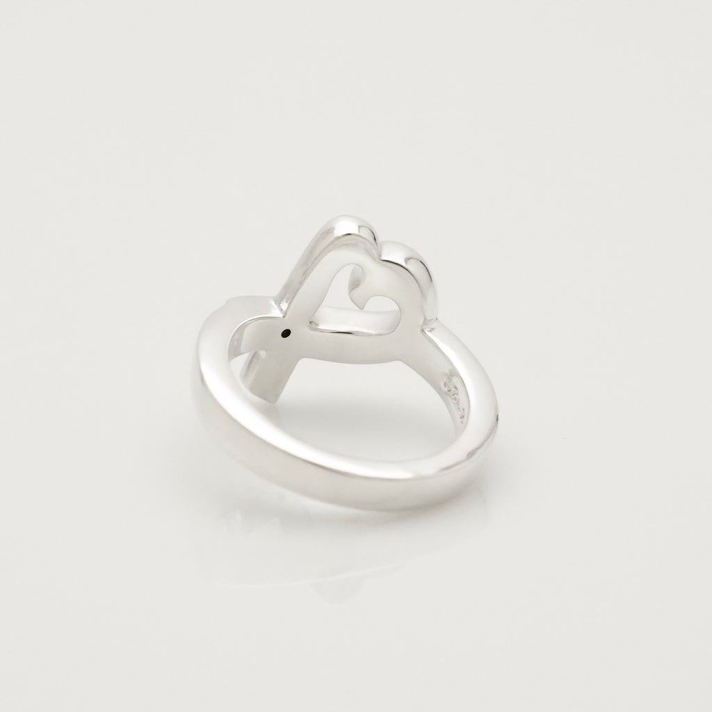 TIFFANY&Co. ラビングハート パロマピカソ 1P ダイヤモンド リング 10 号 AG925