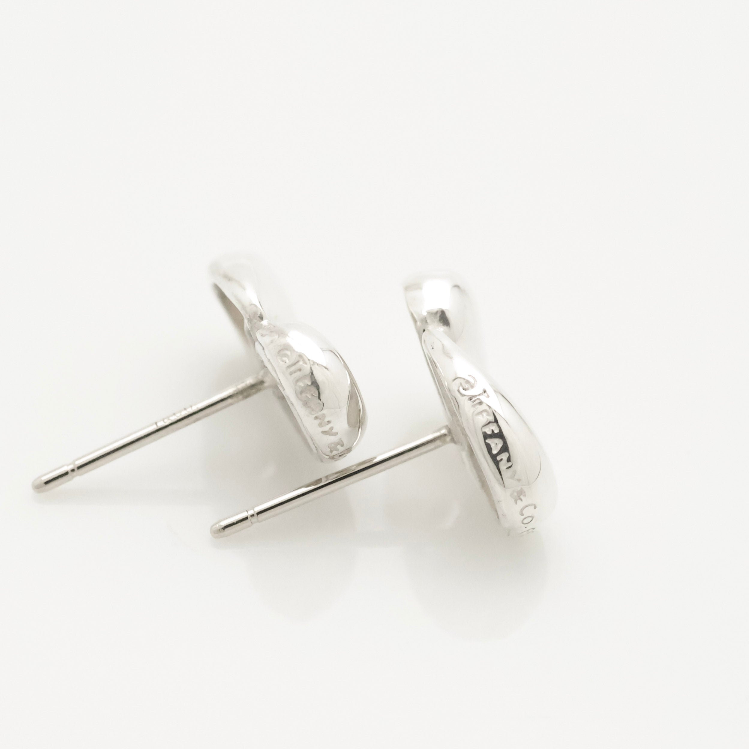 TIFFANY&Co. ダブル ティアドロップ エルサペレッティ スタッド ピアス AG925