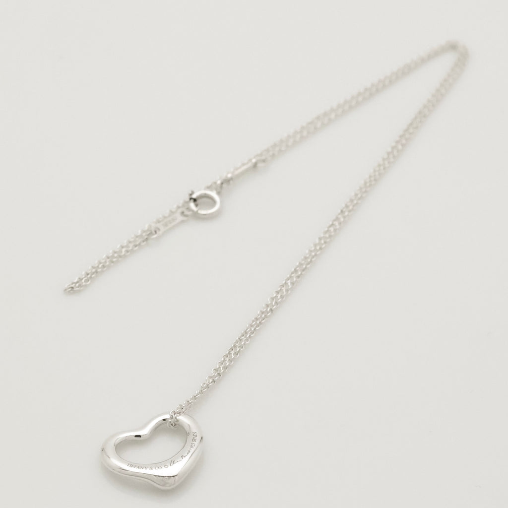 TIFFANY&Co. オープンハート 16mm エルサペレッティ ネックレス AG925