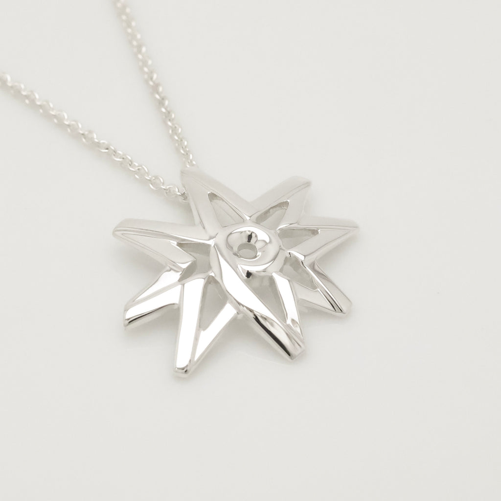  Tiffany & Co. Picasso Volume Star Necklace Sterling Silver 925
