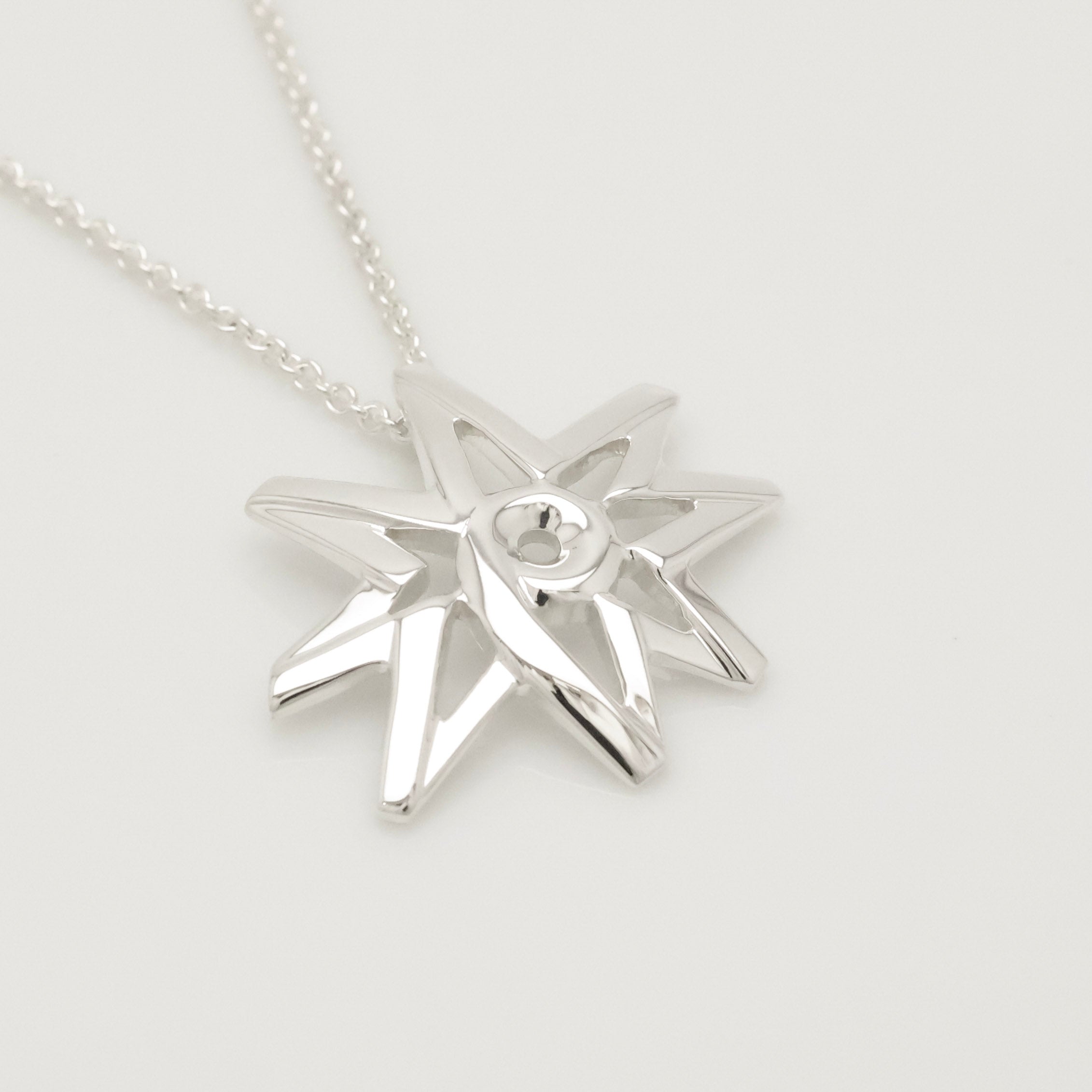  Tiffany & Co. Picasso Volume Star Necklace Sterling Silver 925
