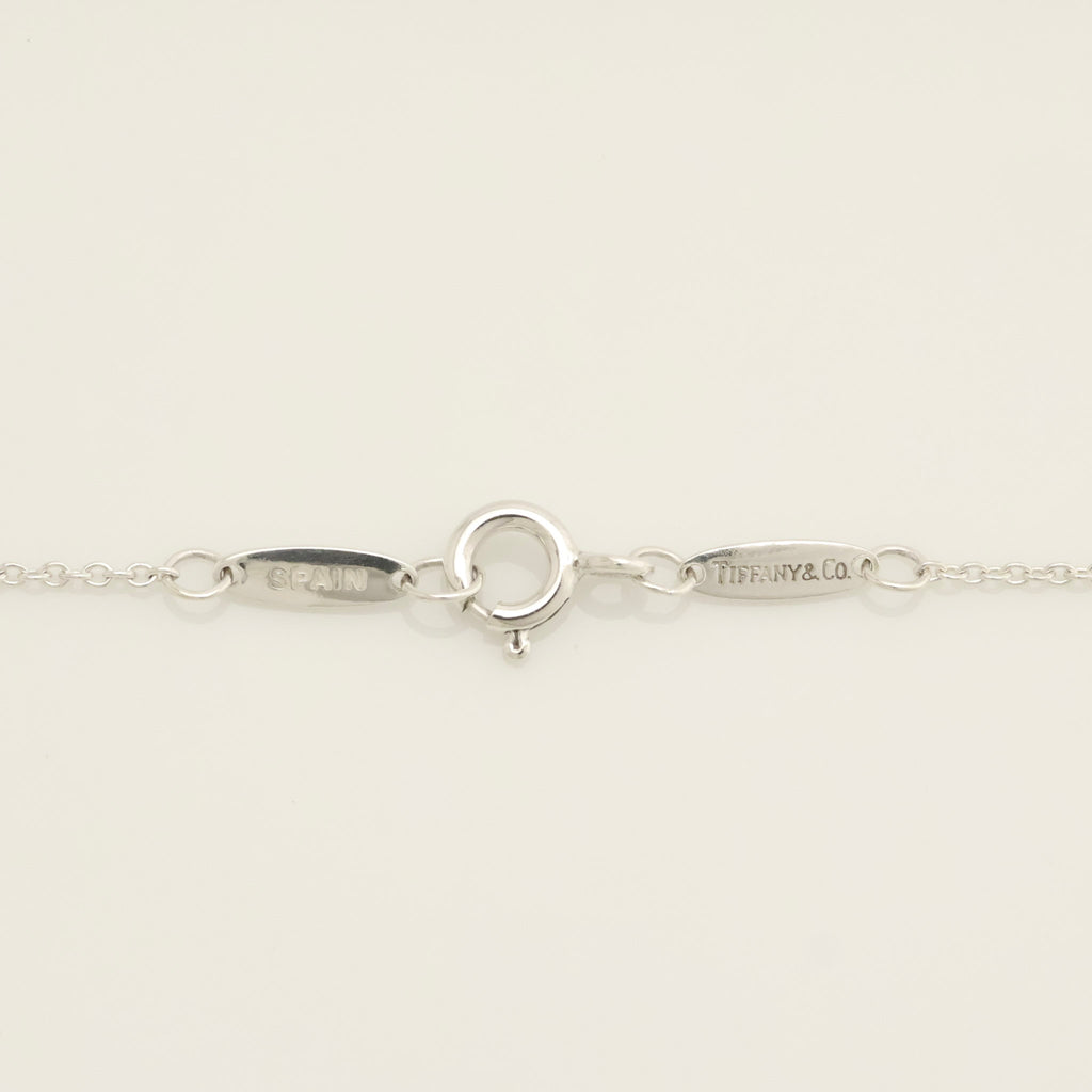TIFFANY&Co. オープンハート 16mm 2P ダイヤモンド エルサペレッティ ネックレス AG925