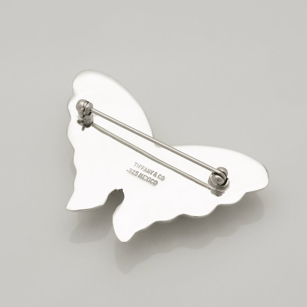 Tiffany & Co. Butterfly Pin Brooch Sterling Sterling Silver 925 