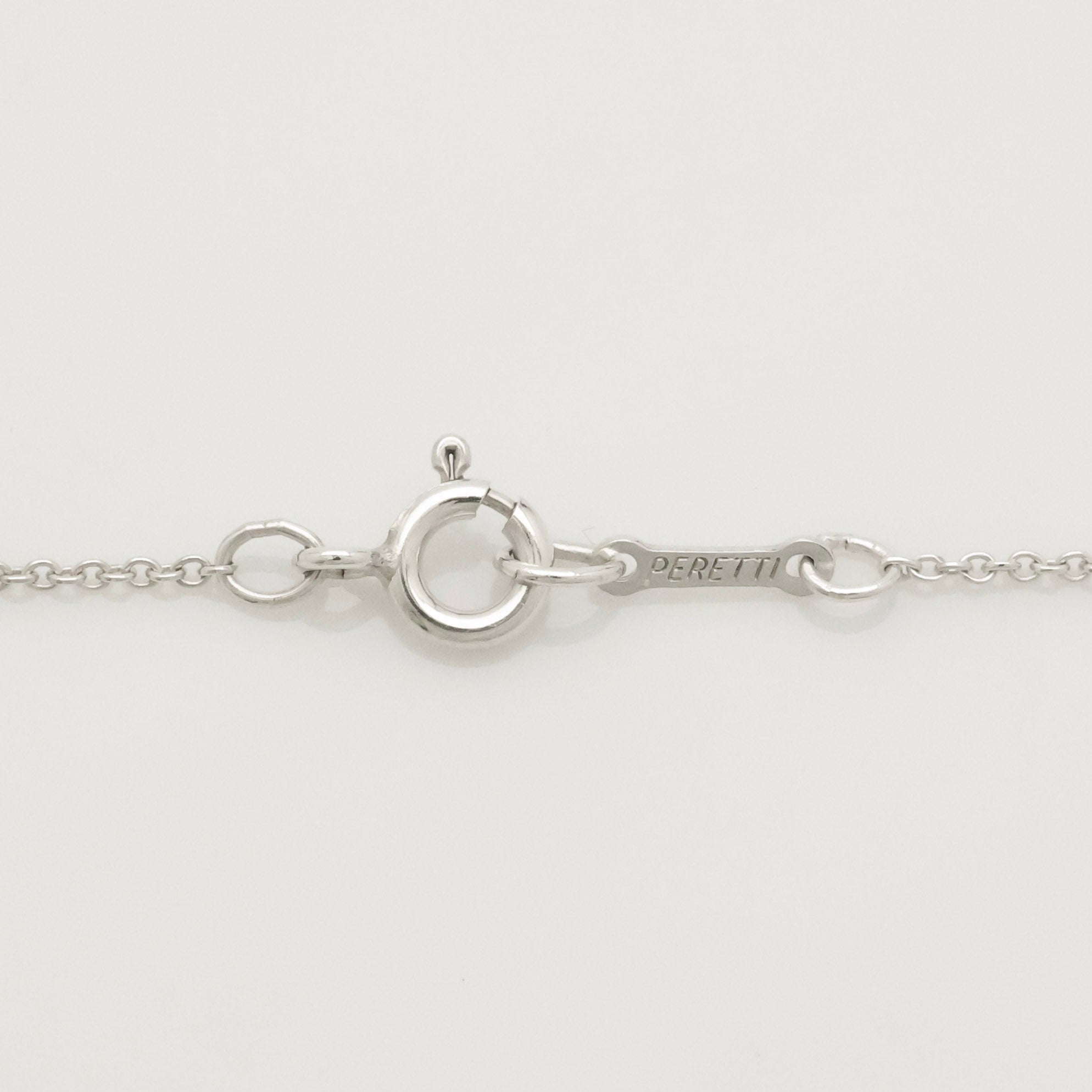  Tiffany & Co. Peretti Large  Bean Necklace  Sterling Silver 925 