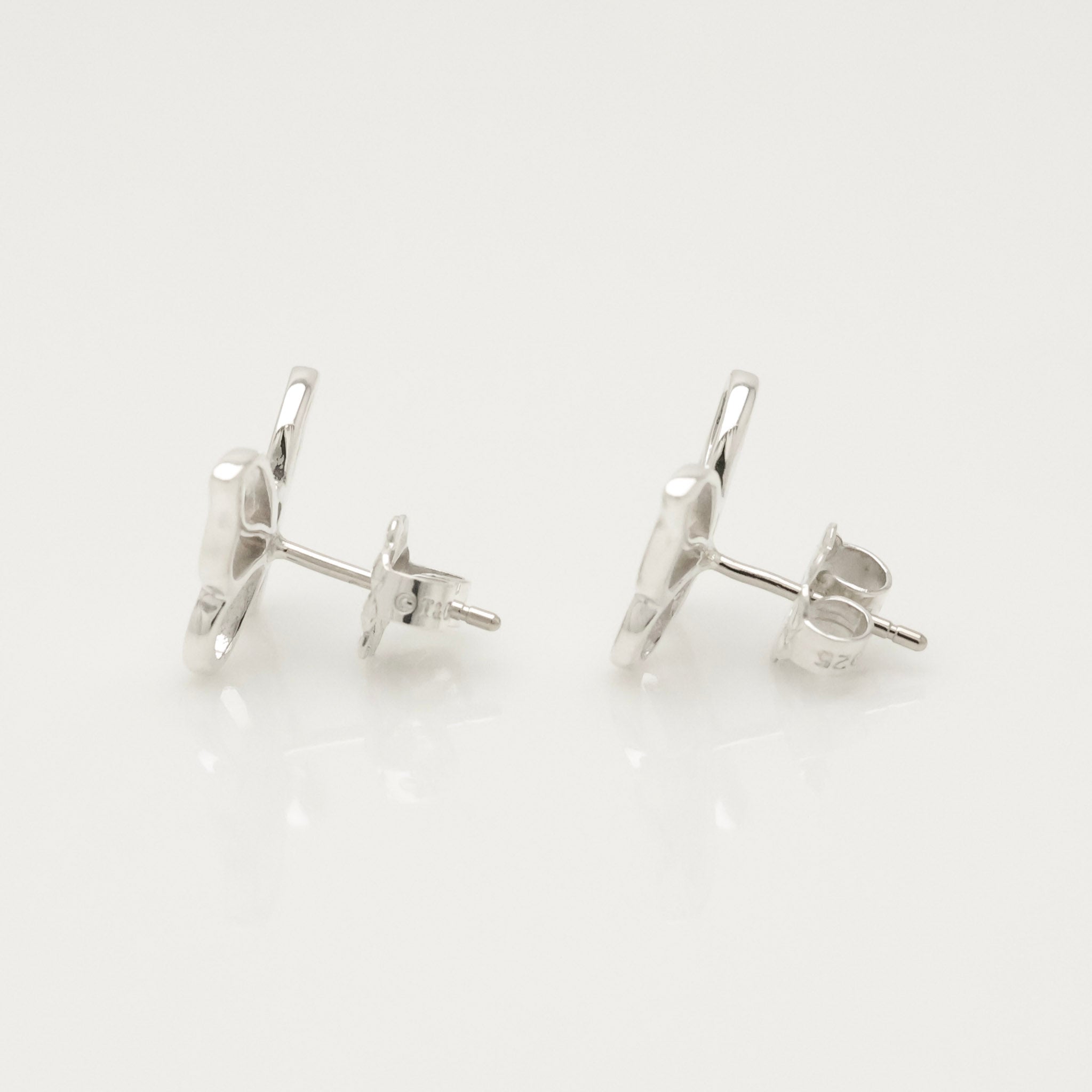 Tiffany & Co. Large Butterfly Earring Sterling Silver 925