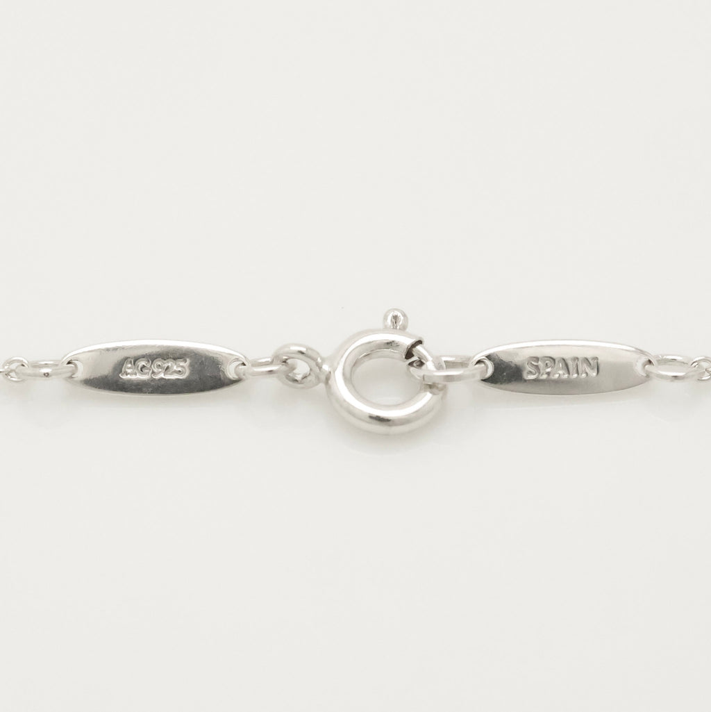 Tiffany & Co. Open Heart Pendant Necklace Sterling Silver 925