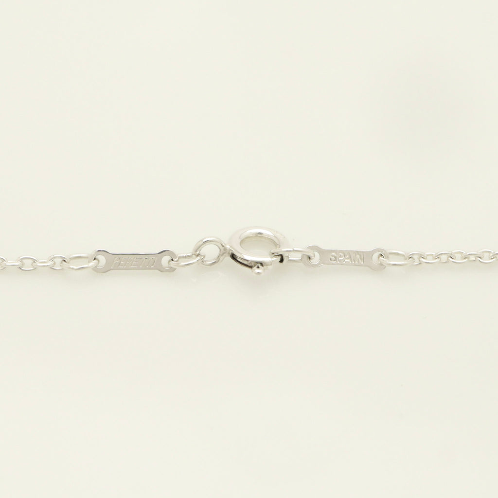 Tiffany & Co. Open Heart Pendant Necklace Sterling Silver 925