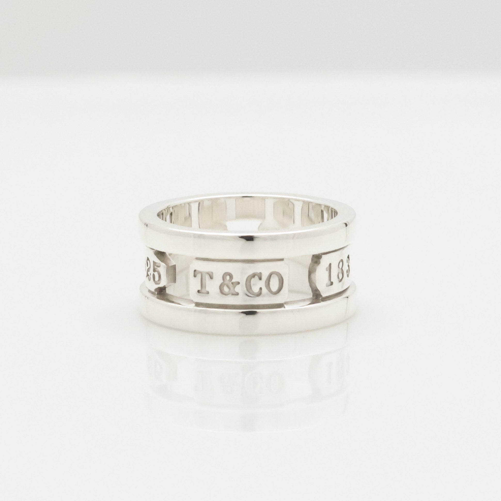 TIFFANY&Co. 1837 エレメント ワイド リング 11.5 号 AG925