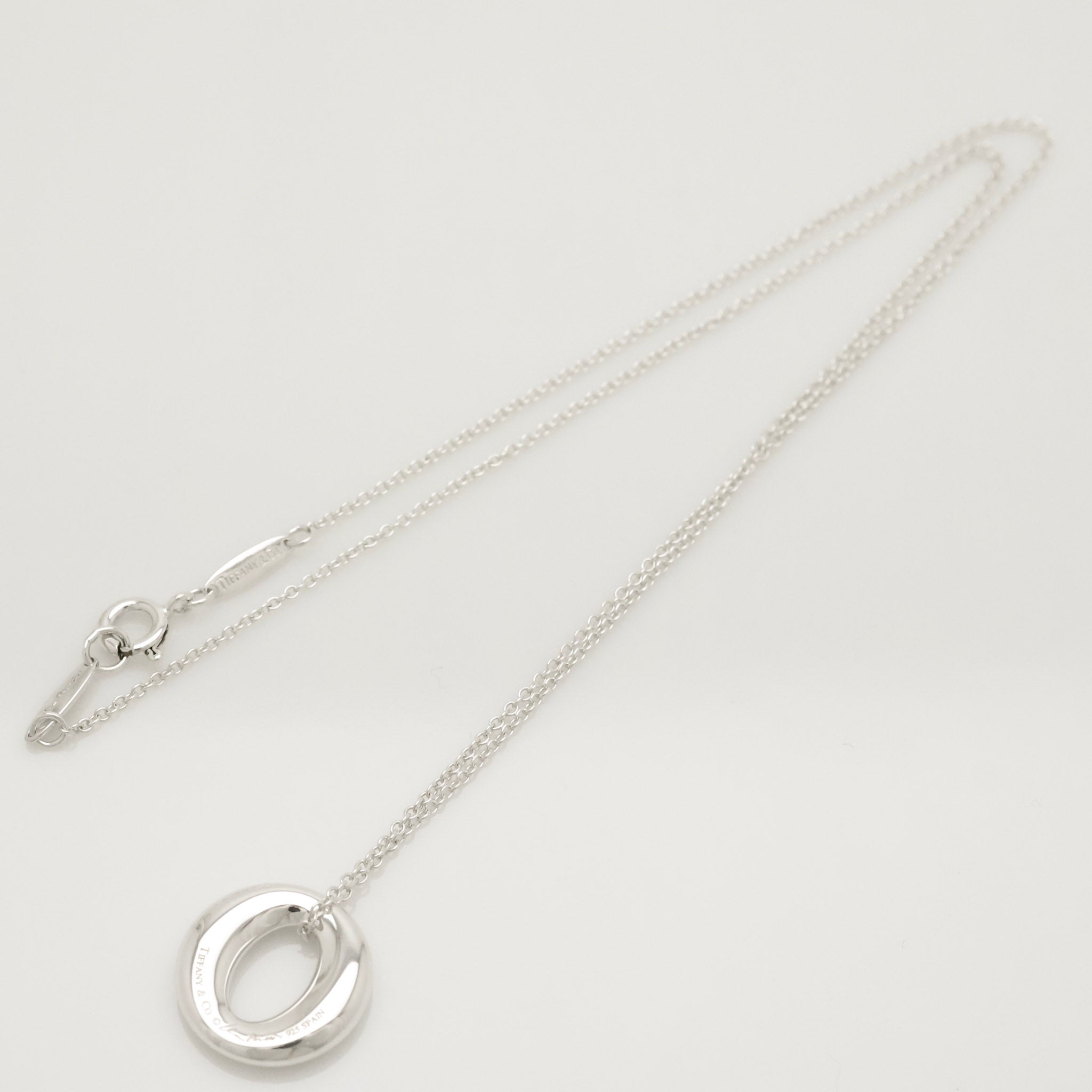 Tiffany & Co. Peretti Small Sevillana Necklace Sterling Silver 925