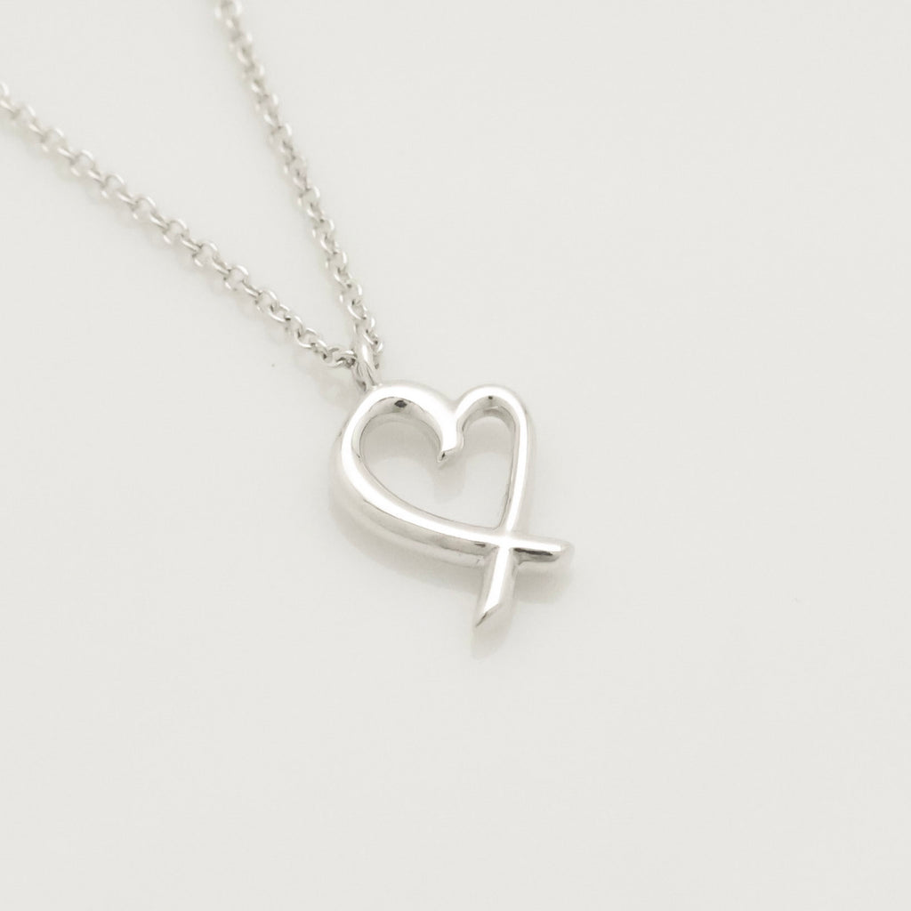TIFFANY&Co. ミニ ラビングハート パロマピカソ ネックレス AG925