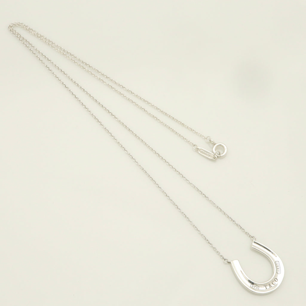 Tiffany & Co.  Sterling Silver 1837 Horseshoe Pendant Necklace