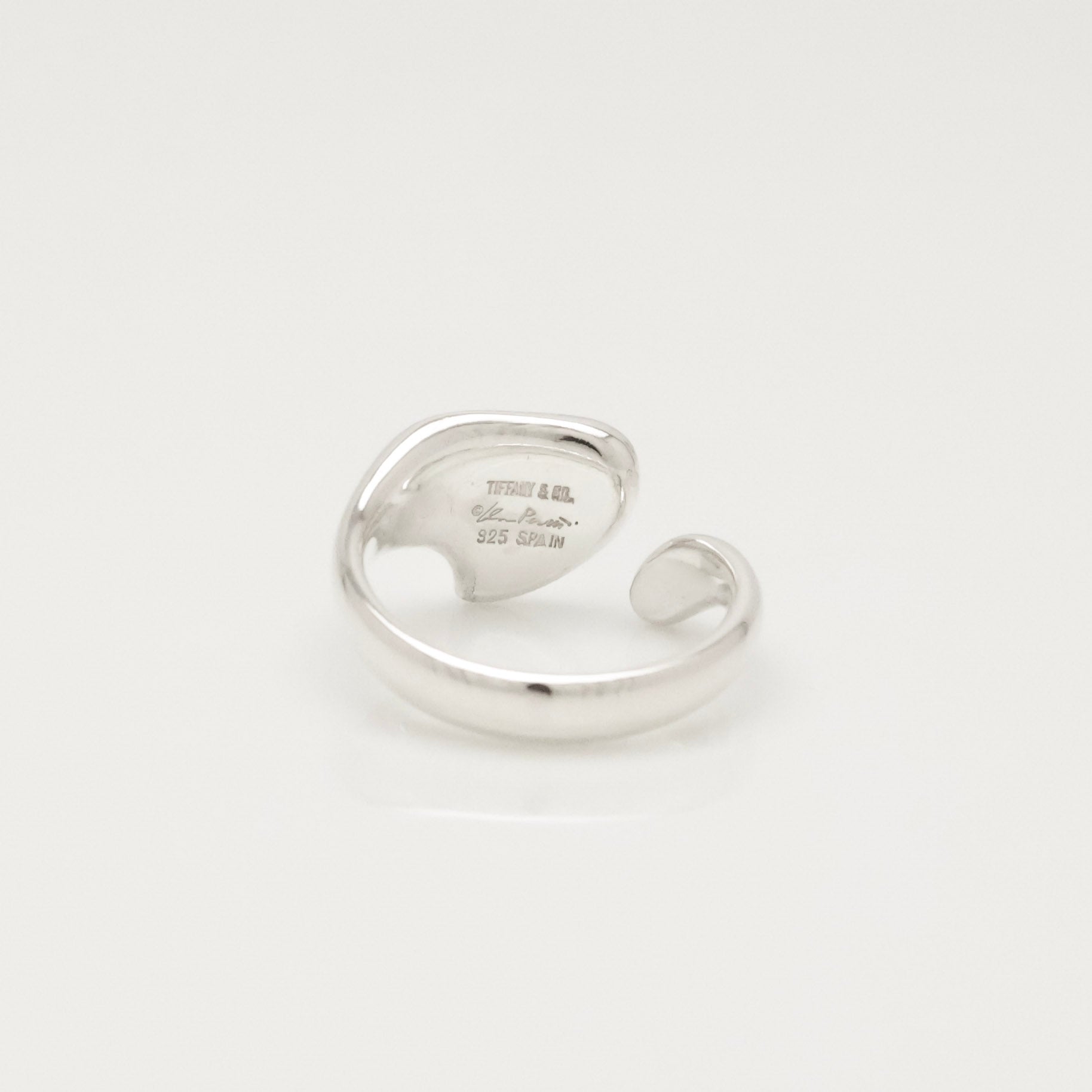 Tiffany & Co. Peretti Full Heart Ring  Sterling Silver 925