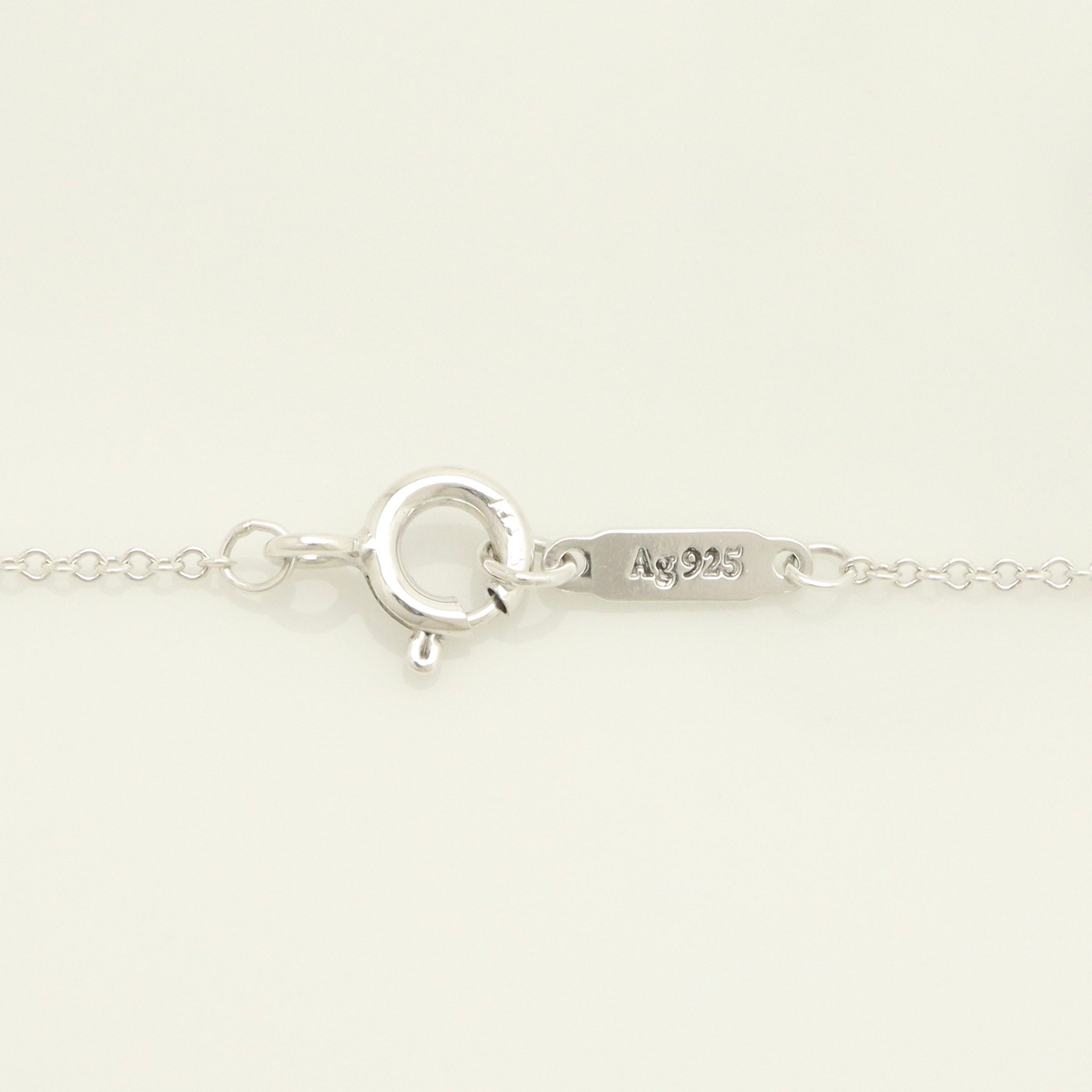  Tiffany & Co. Atlas Ring Pendant Necklace Sterling Silver 925