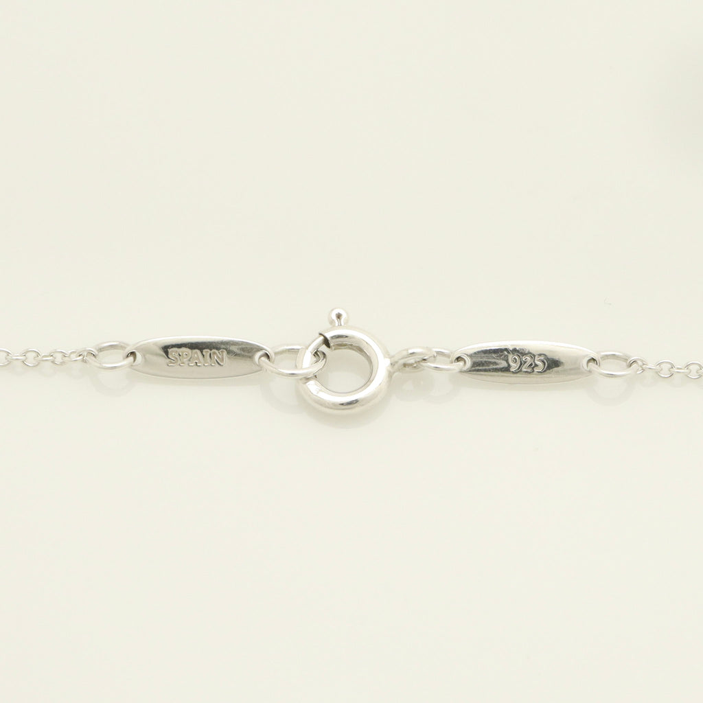 Tiffany & Co. Small Round Circle Disc Necklace Pendant Sterling Silver 925