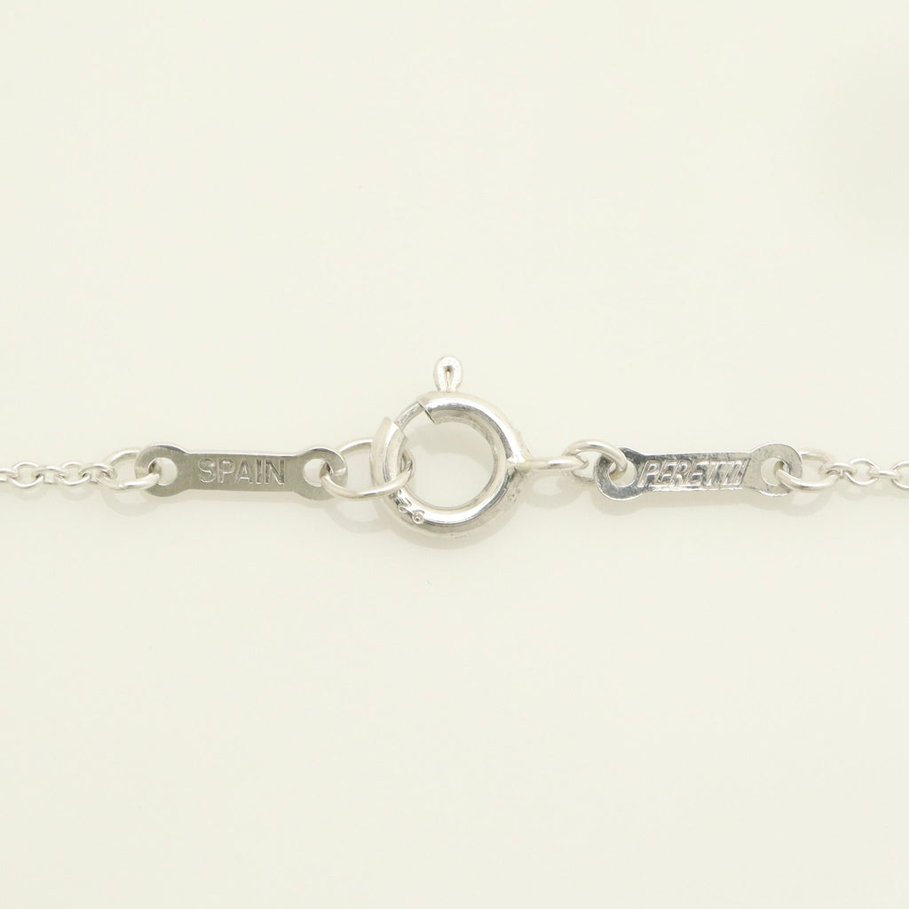 Tiffany & Co. Elsa Peretti Sterling Silver Double Teardrop Pendant Necklace Sterling Silver 925
