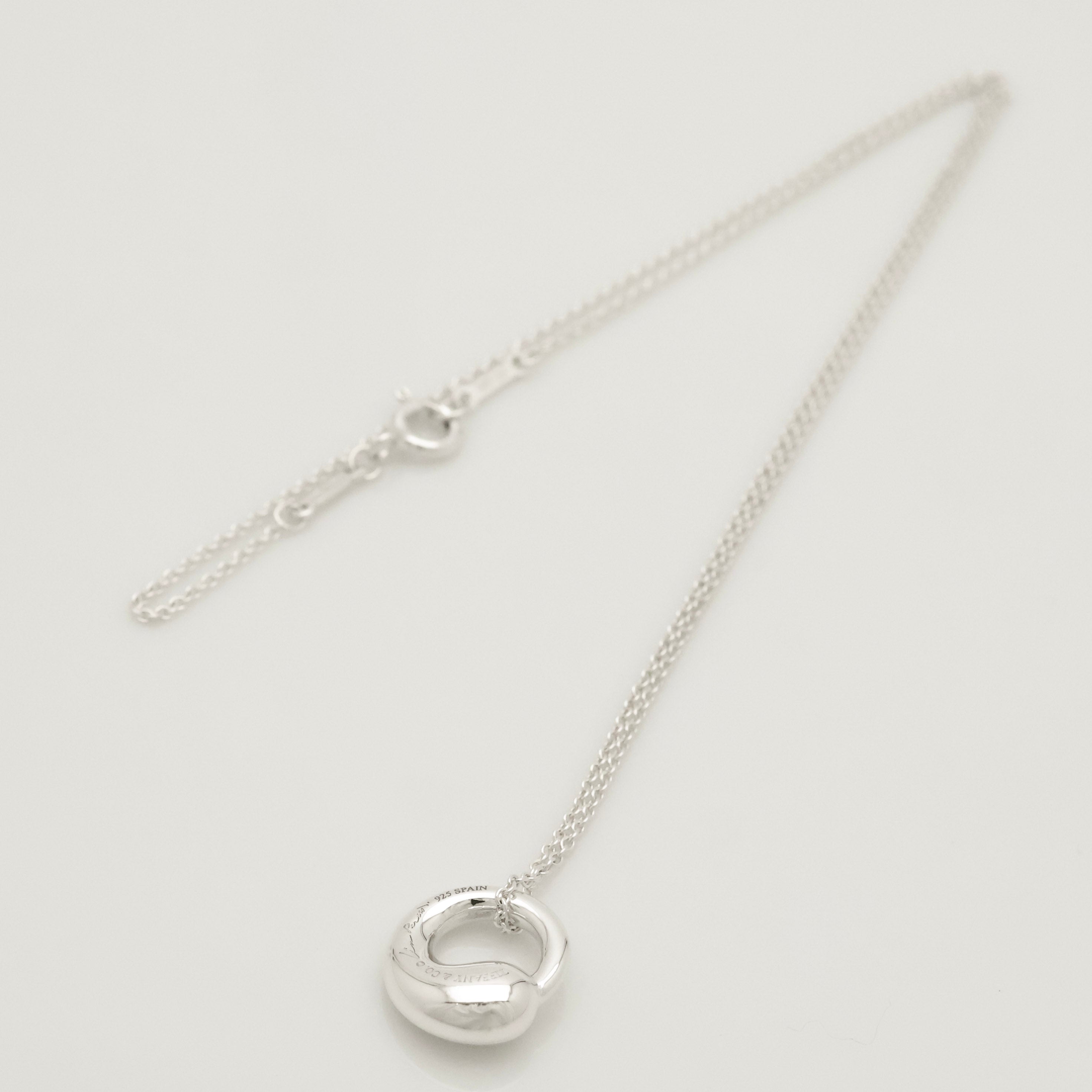 TIFFANY&Co. エターナル サークル エルサペレッティ ネックレス AG925