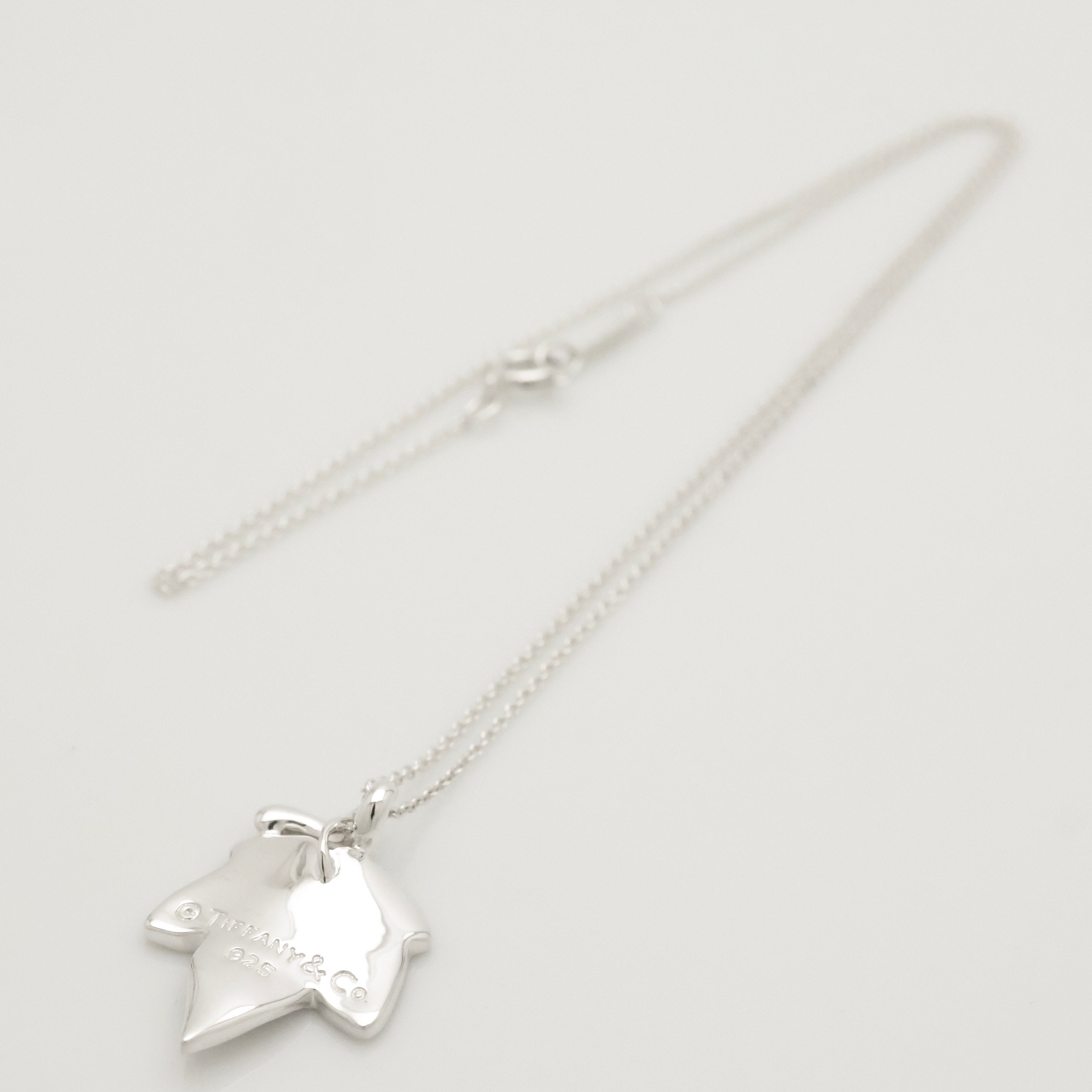 TIFFANY&Co. メイプル リーフ ネックレス AG925