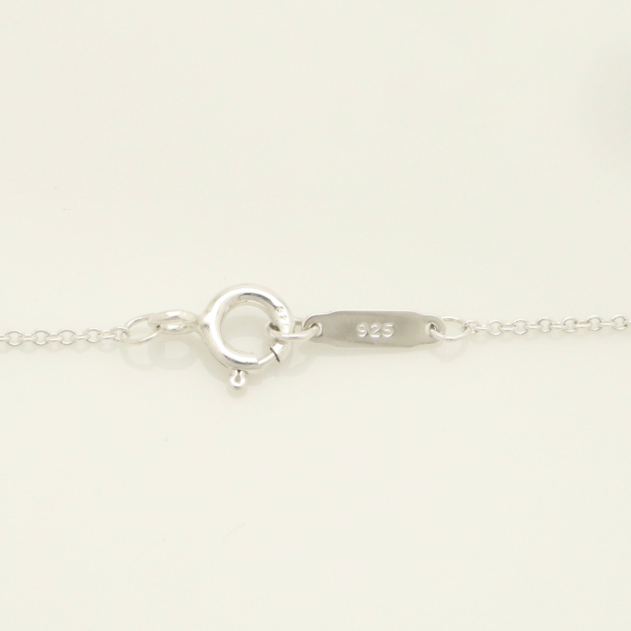 Tiffany & Co. Puff Heart Dangle Pendant Necklace Sterling Silver 925