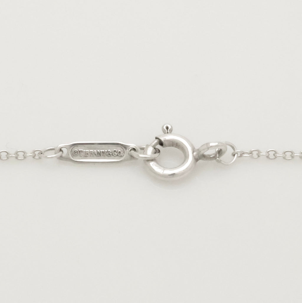 Tiffany & Co. Notes I LOVE YOU Heart Pendant Necklace Sterling Silver 925