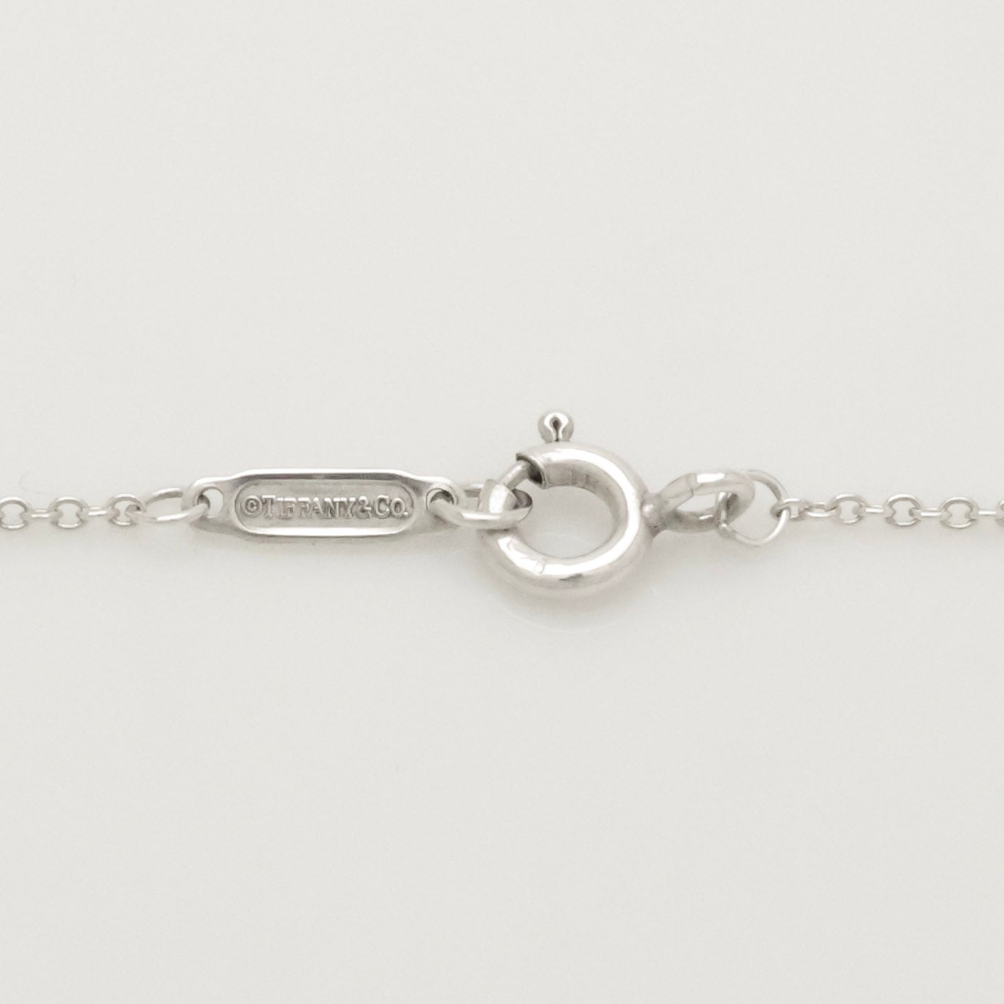 Tiffany & Co. Notes I LOVE YOU Heart Pendant Necklace Sterling Silver 925