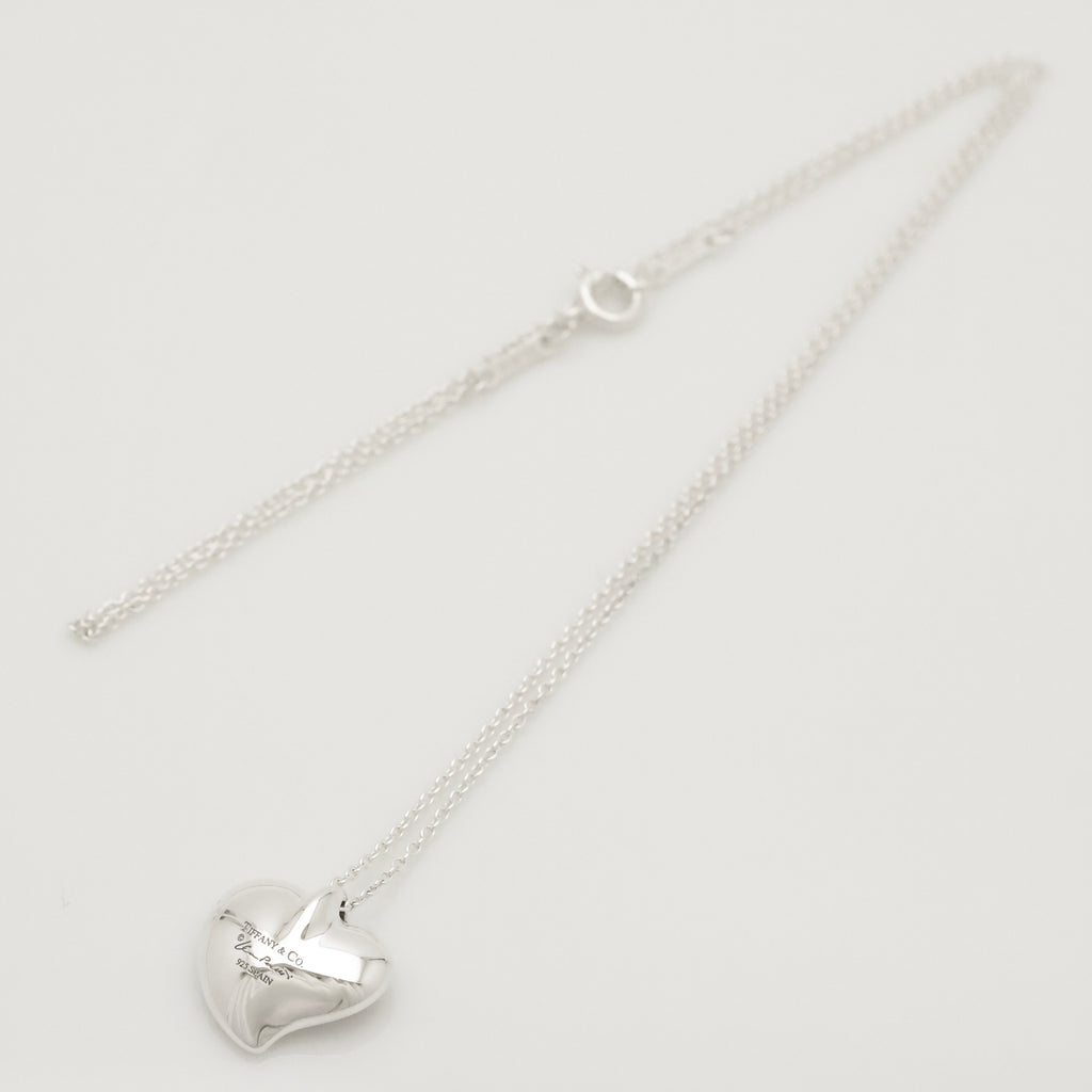 TIFFANY&Co. カーブド ハート エルサペレッティ ネックレス AG925