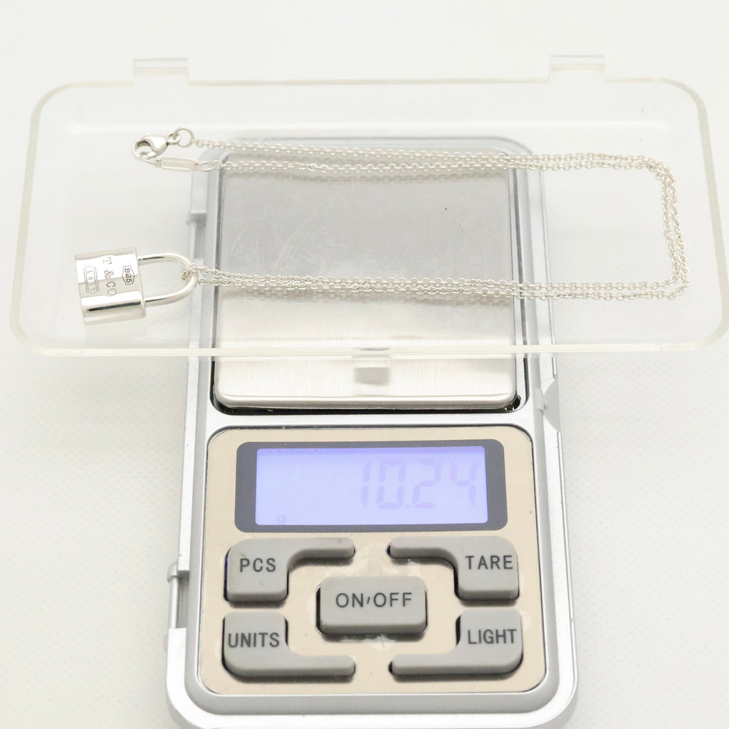 TIFFANY&Co. 1837 カデナ ロック チャーム ネックレス AG925